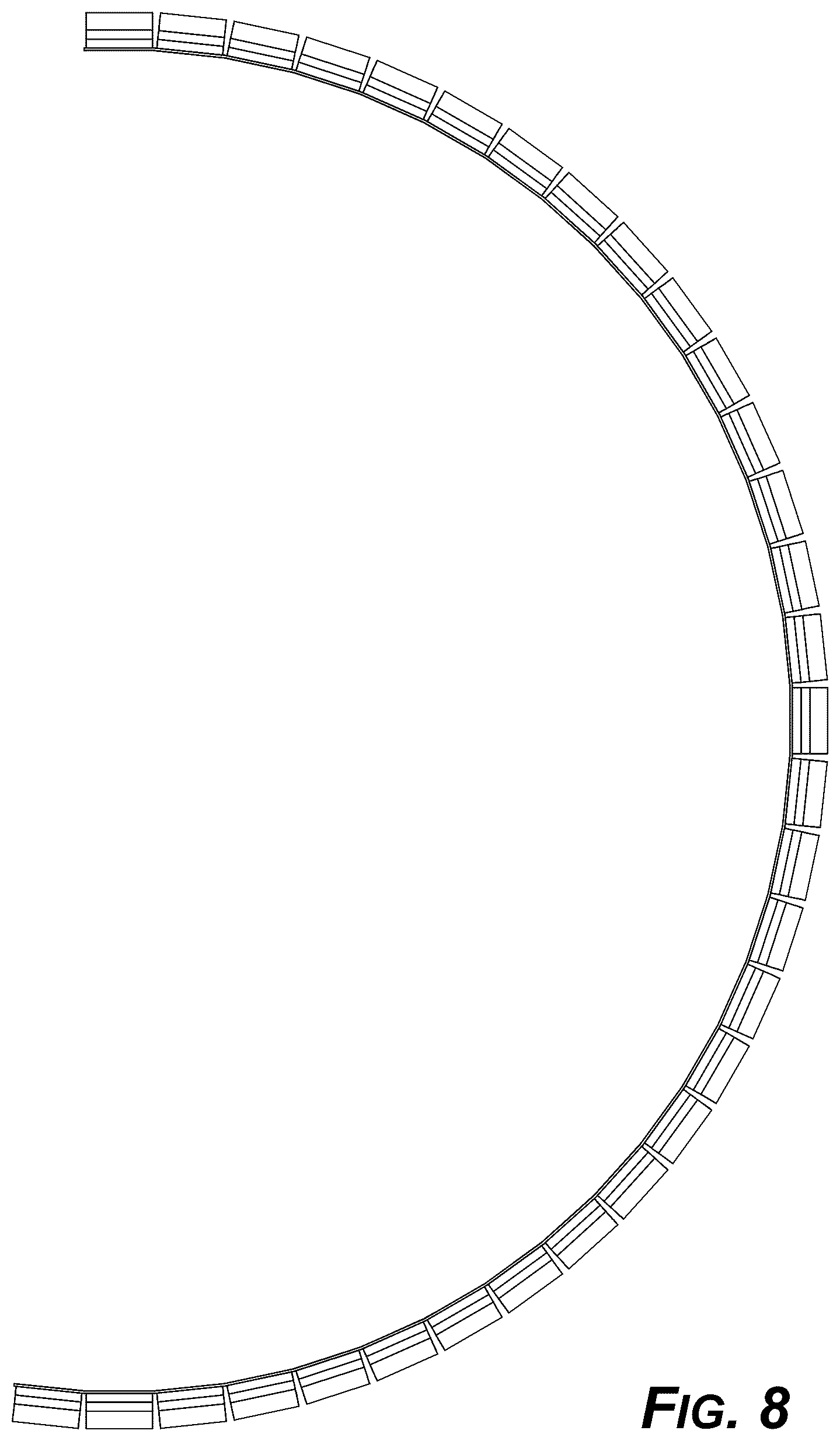 Patent USD1043343 Figure 5 – Multi-slit packaging element