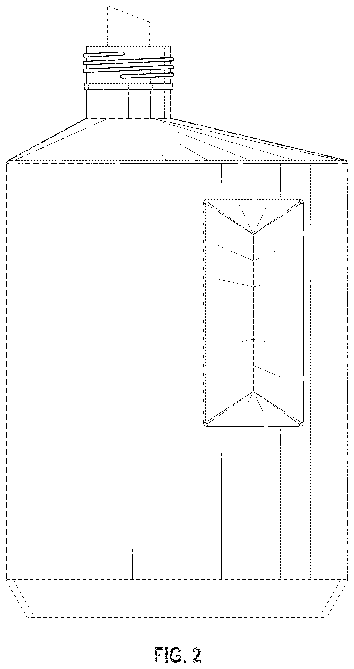 Patent USD1043345 Figure 2 – Container for laundry detergent
