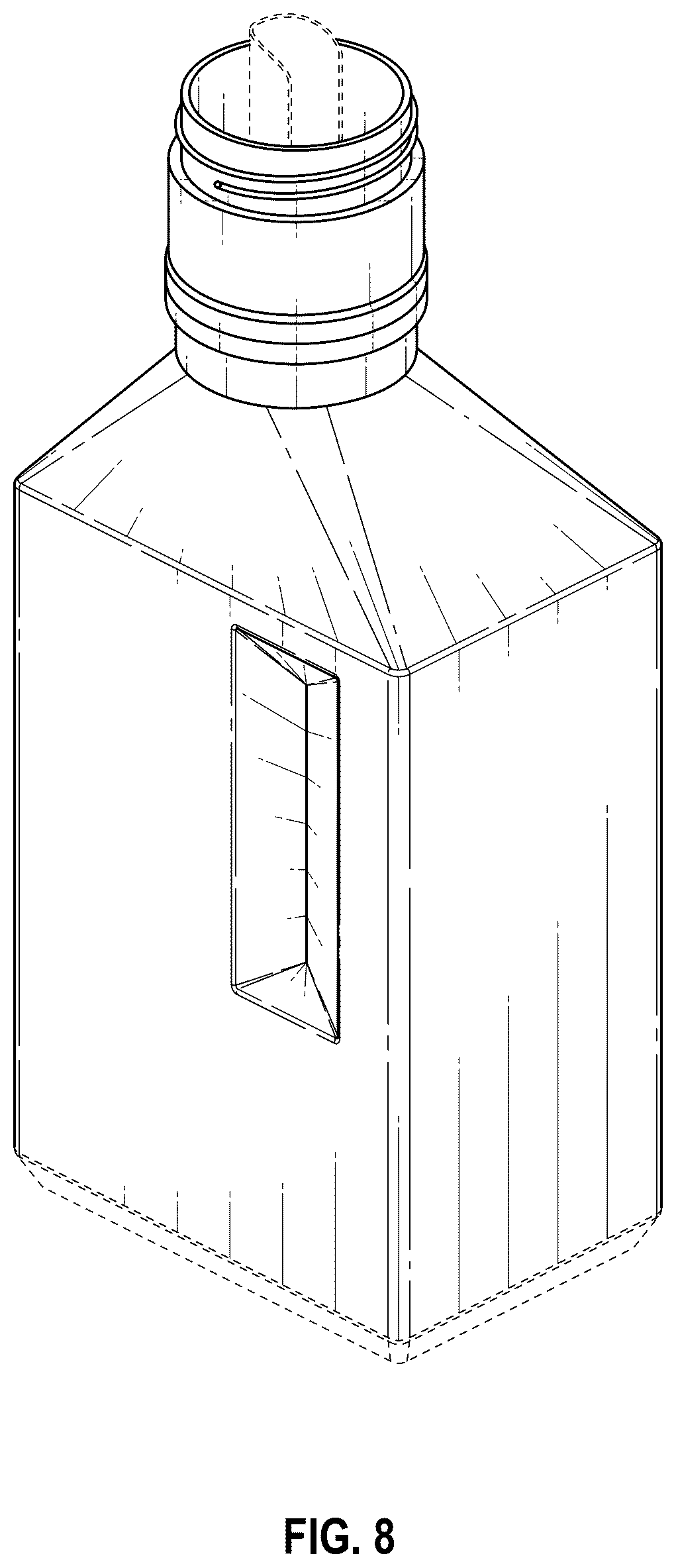Patent USD1043345 Figure 6 – Container for laundry detergent