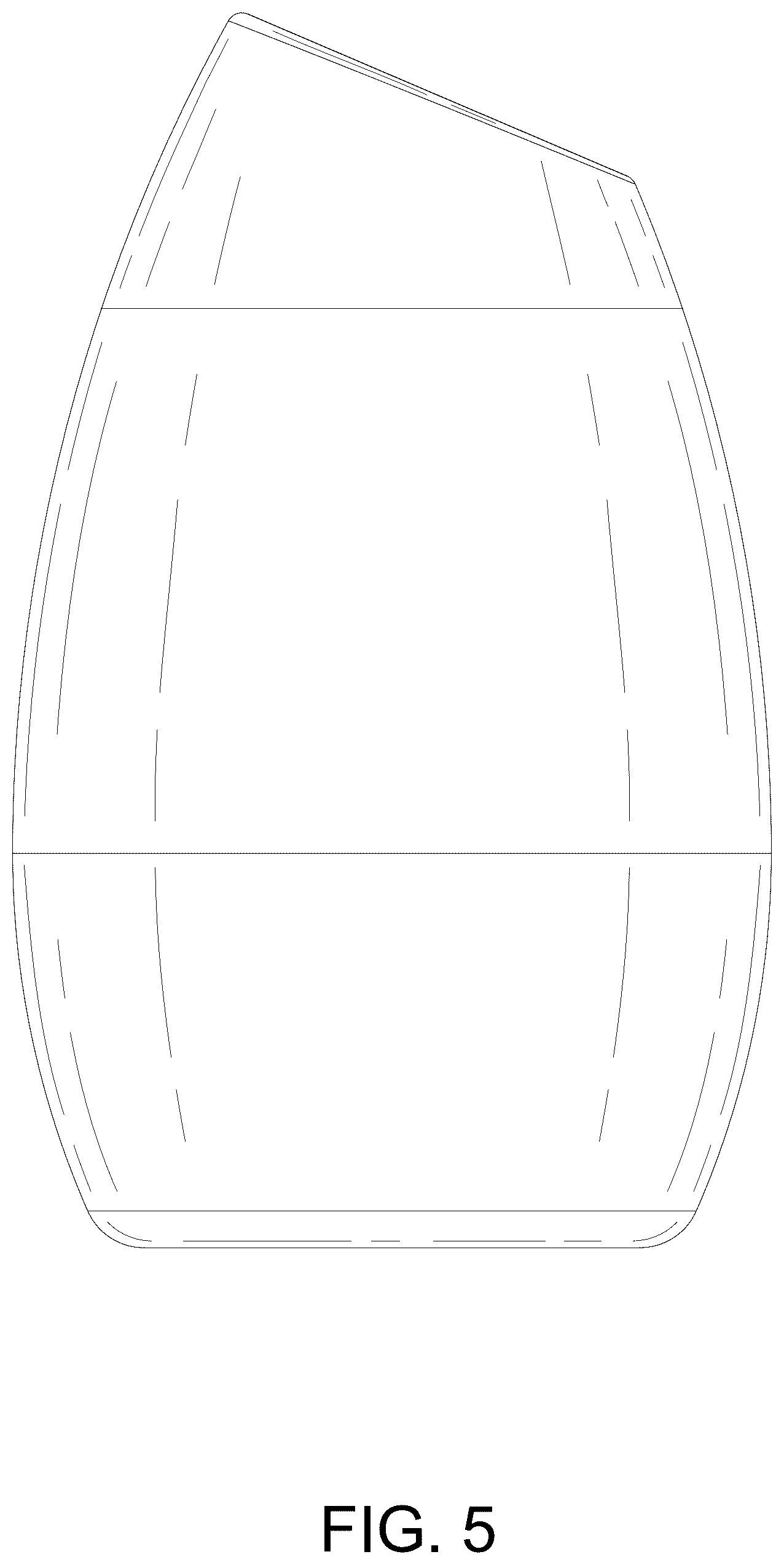 Patent USD1043346 Figure 5 – Bottle