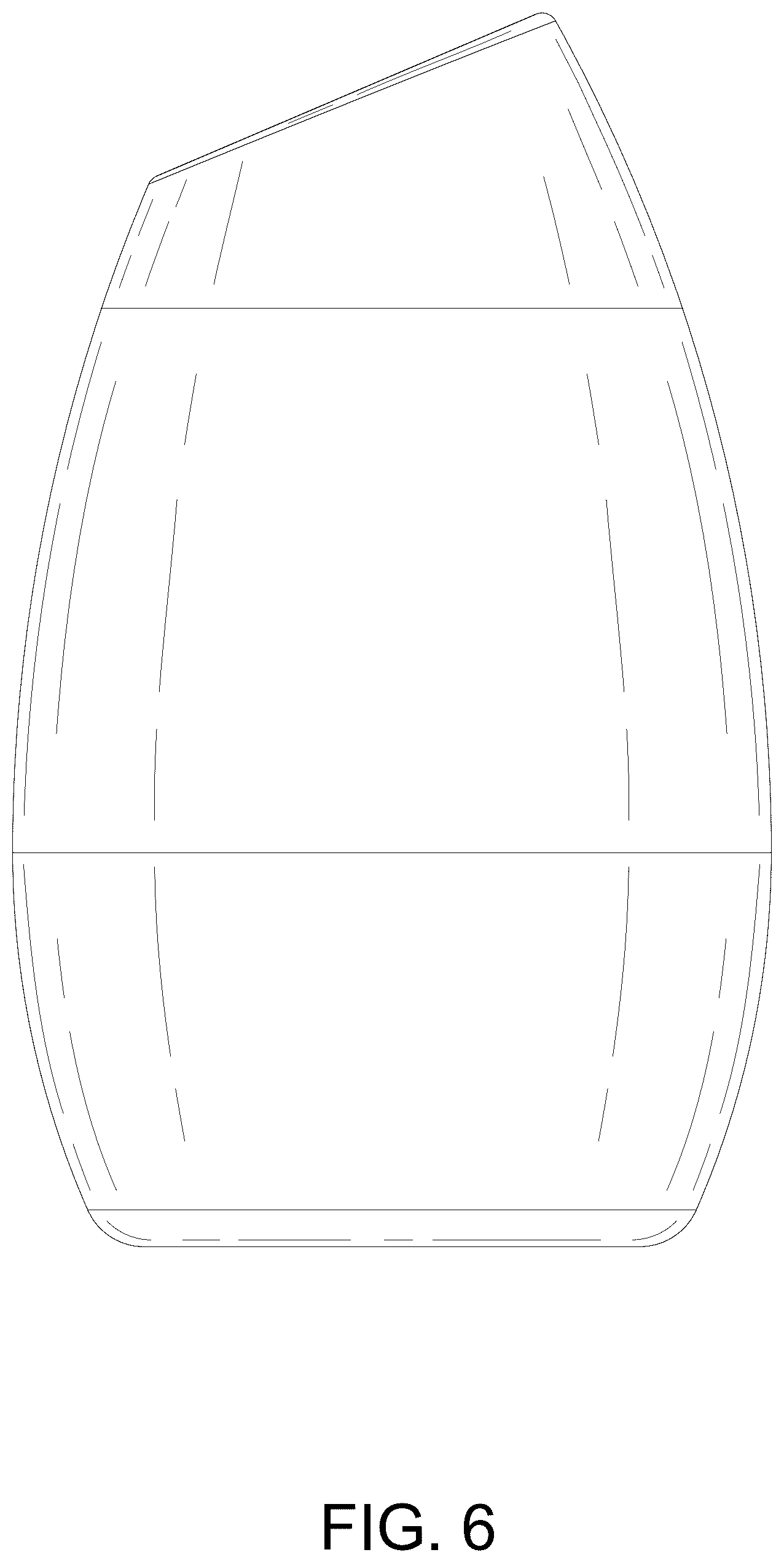 Patent USD1043346 Figure 6 – Bottle
