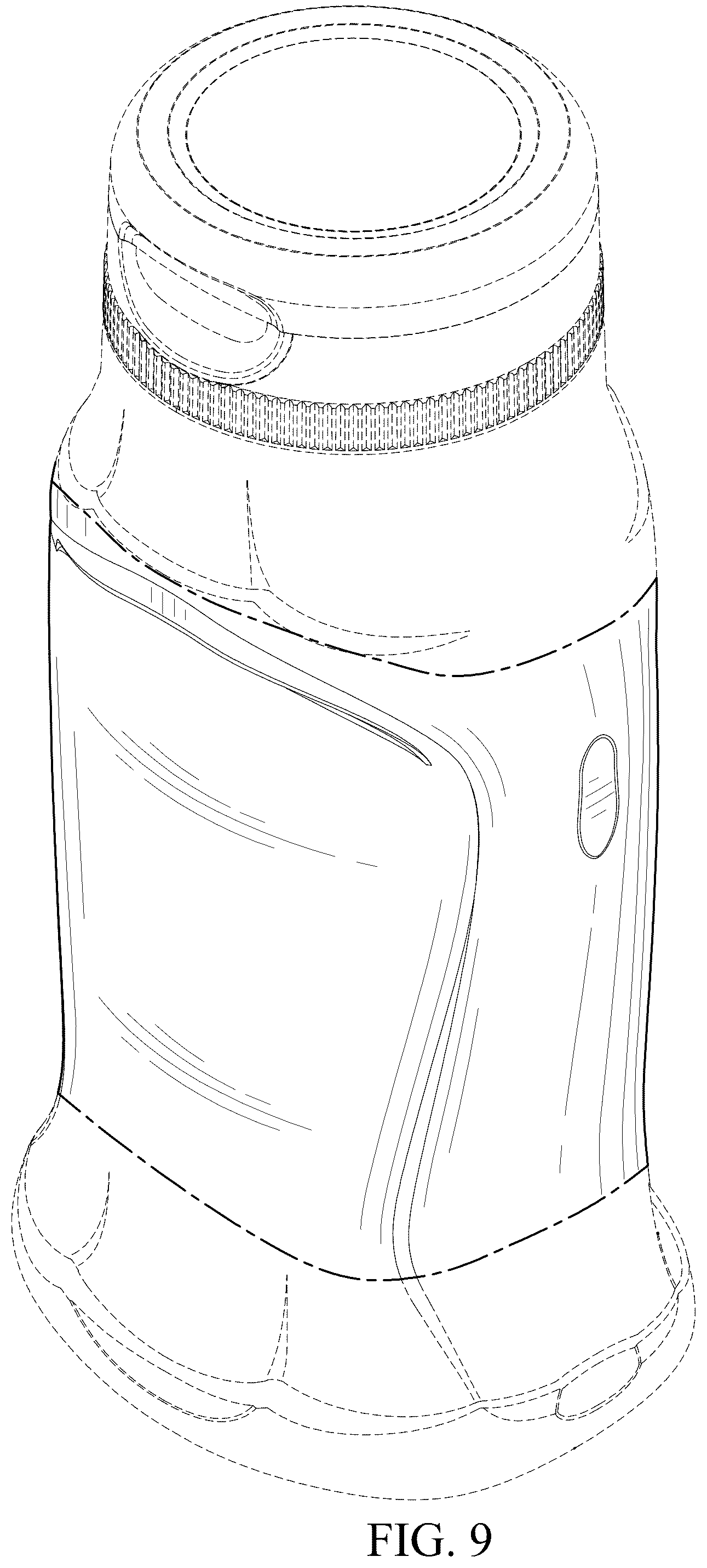Patent USD1043348 Figure 8 – Bottle