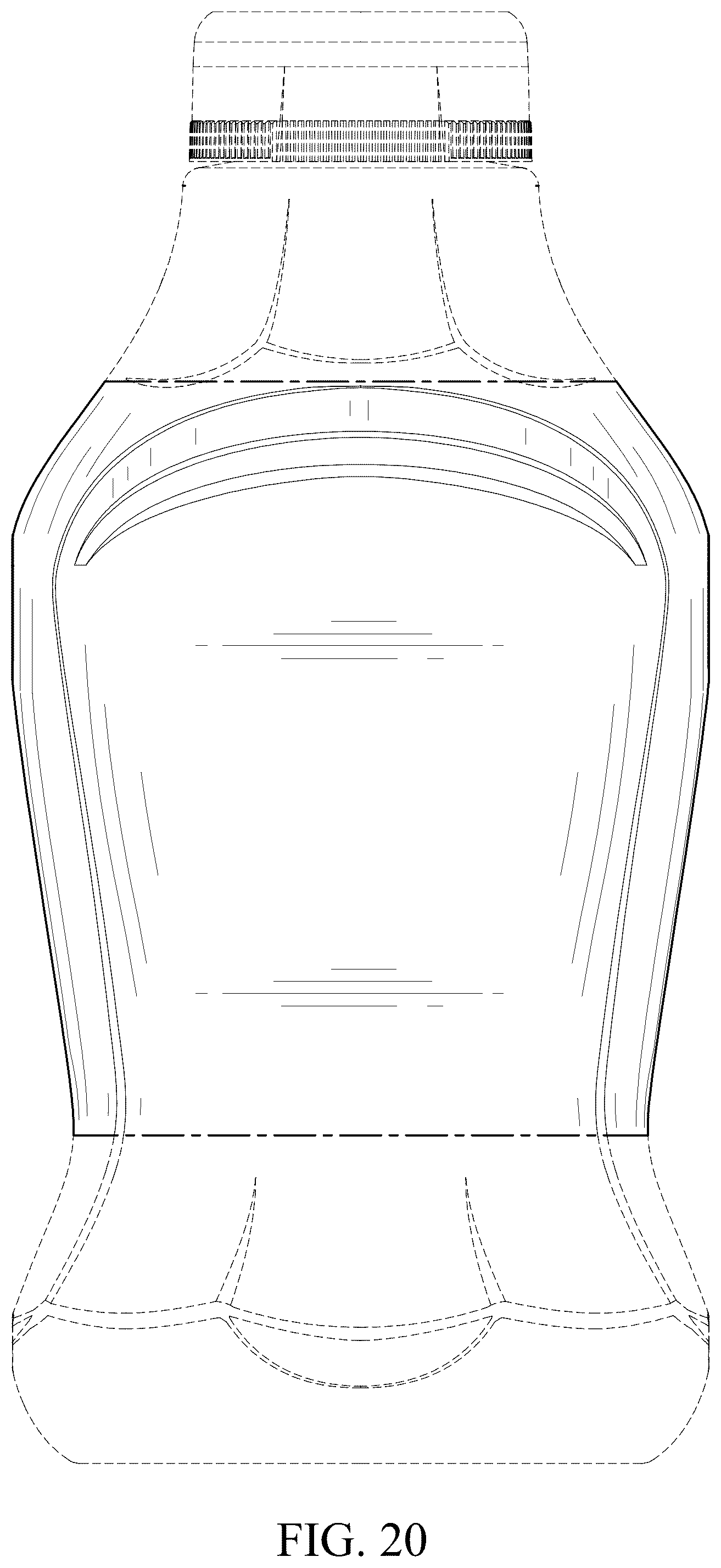 Patent USD1043348 Figure 18 – Bottle