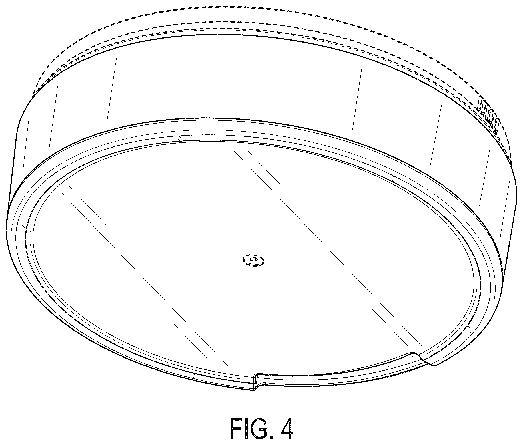 Patent USD1043350 Figure 4 – Container