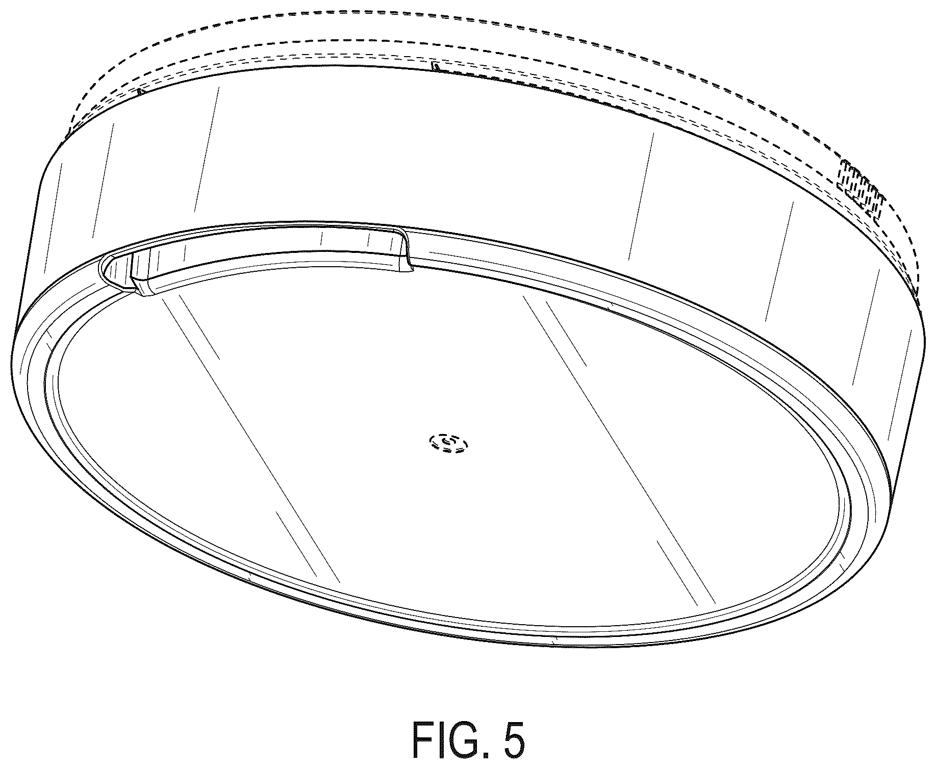 Patent USD1043350 Figure 5 – Container