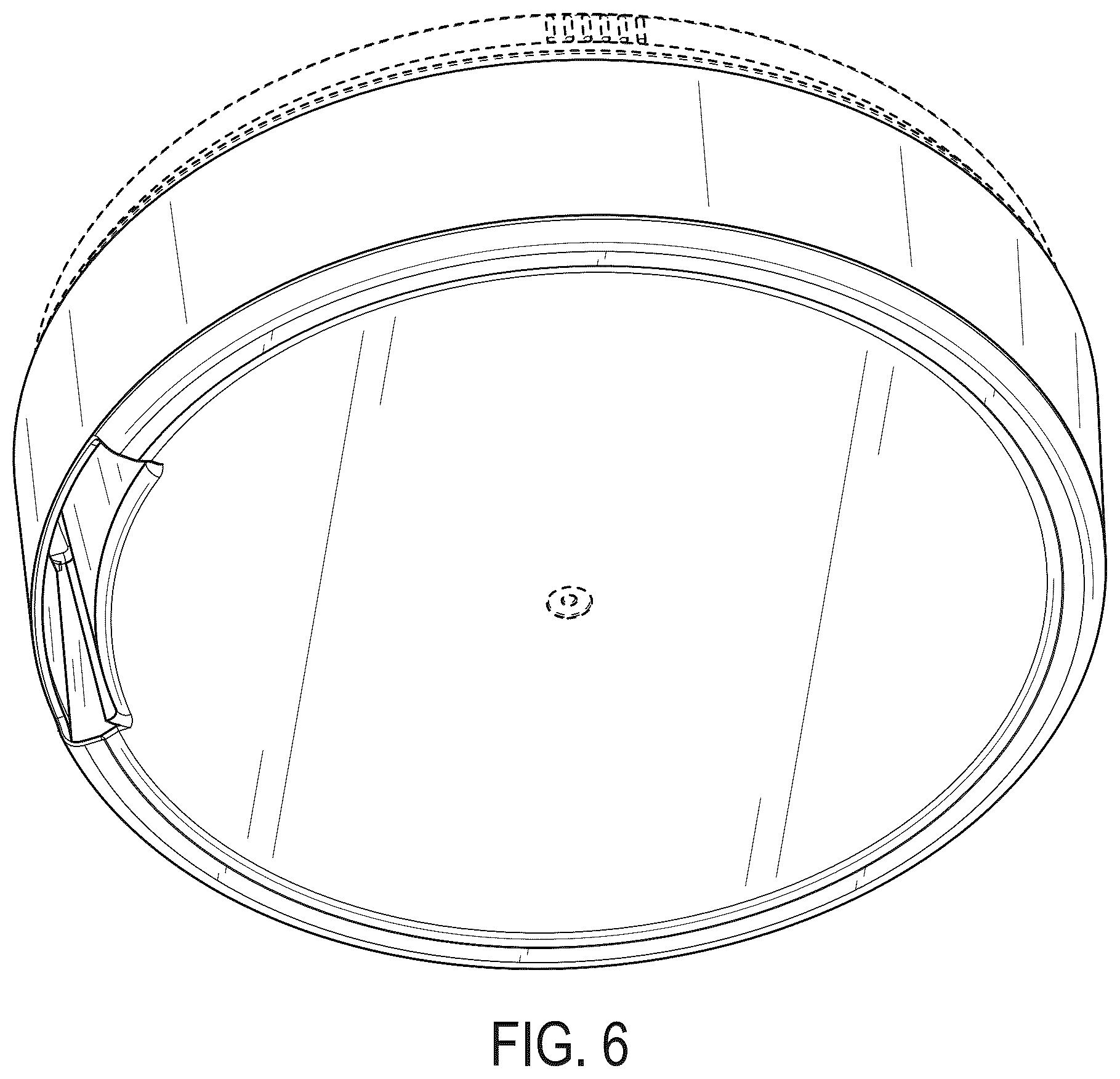Patent USD1043350 Figure 6 – Container