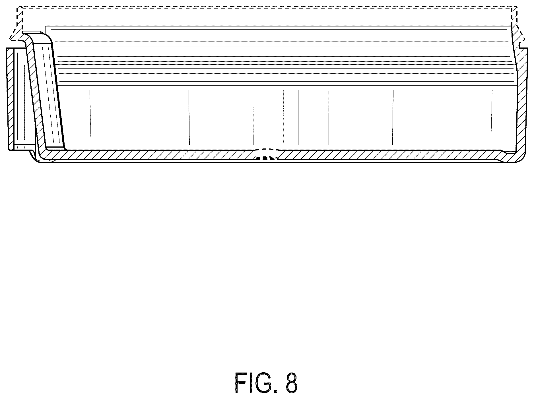 Patent USD1043350 Figure 8 – Container