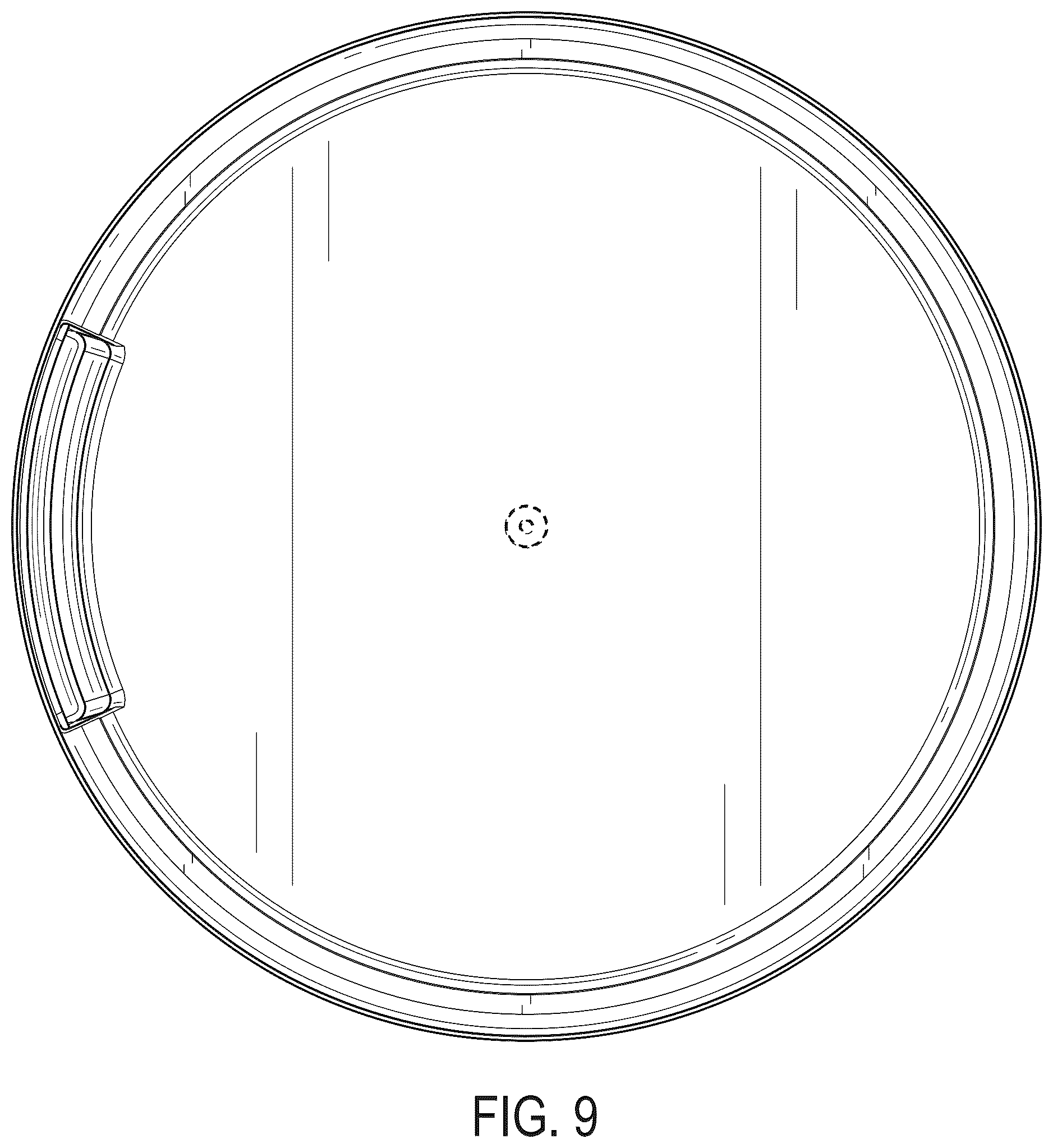 Patent USD1043350 Figure 9 – Container