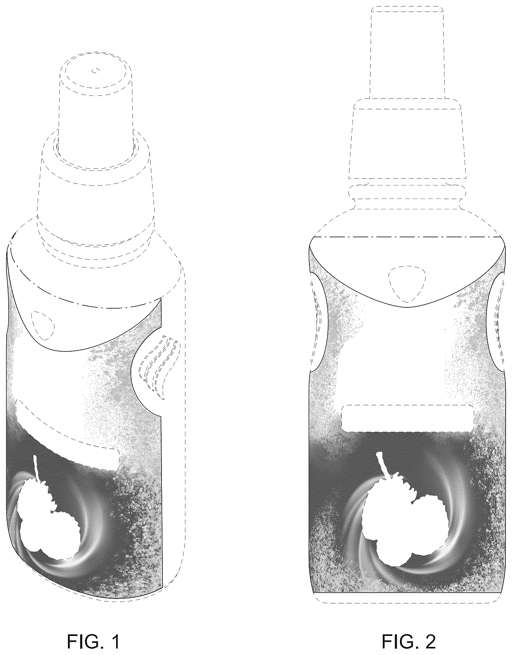 Patent USD1043351 — Over the counter medicinal container with surface ornamentation — Figure 1