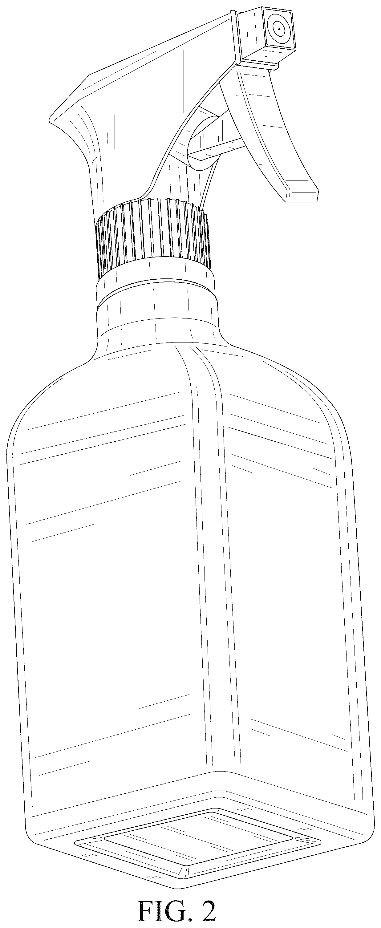 Patent USD1043358 Figure 2 – Bottle