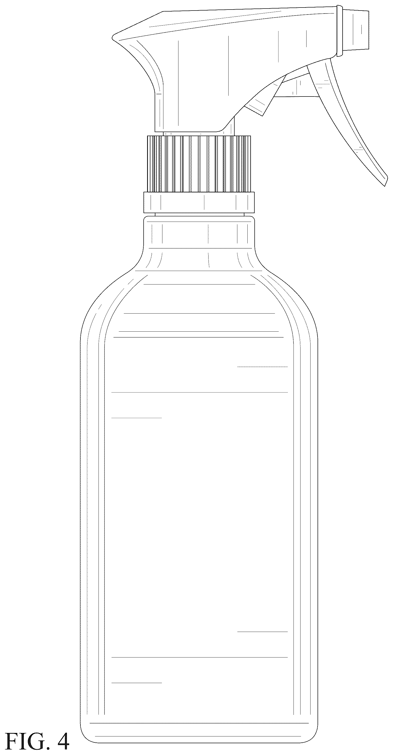 Patent USD1043358 Figure 4 – Bottle