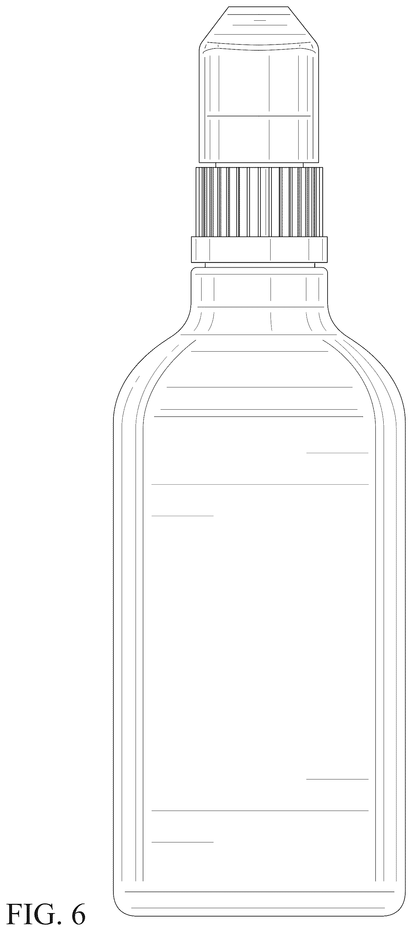 Patent USD1043358 Figure 6 – Bottle