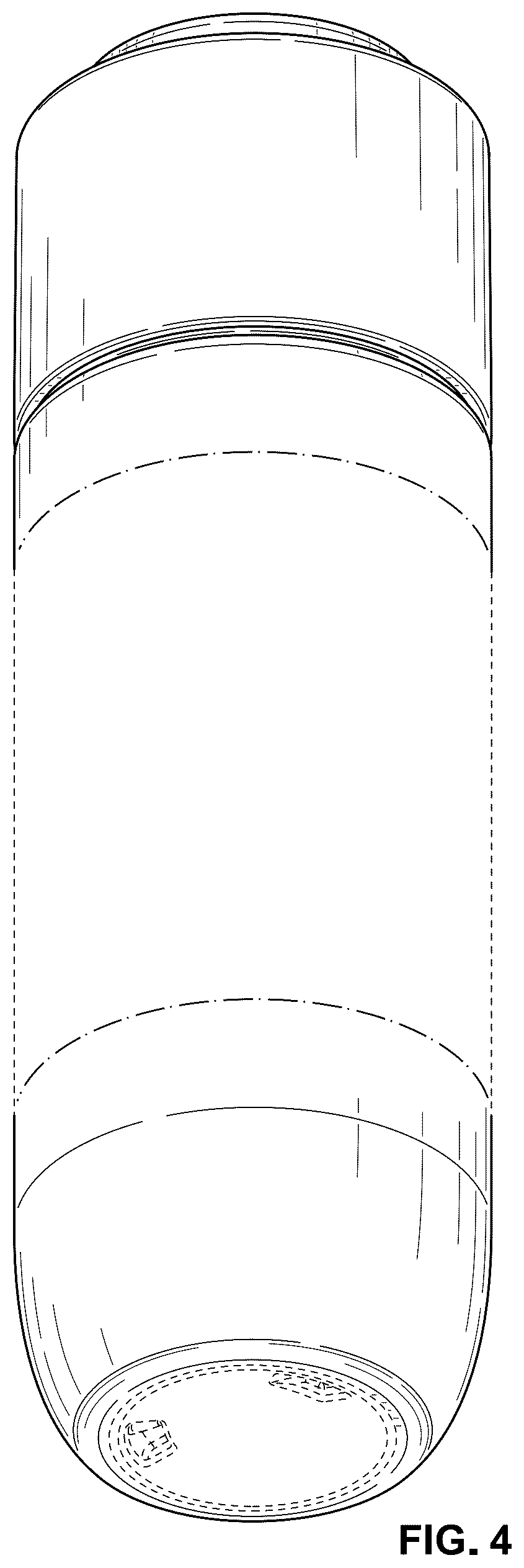 Patent USD1043359 Figure 4 – Bottle and pump head assembly