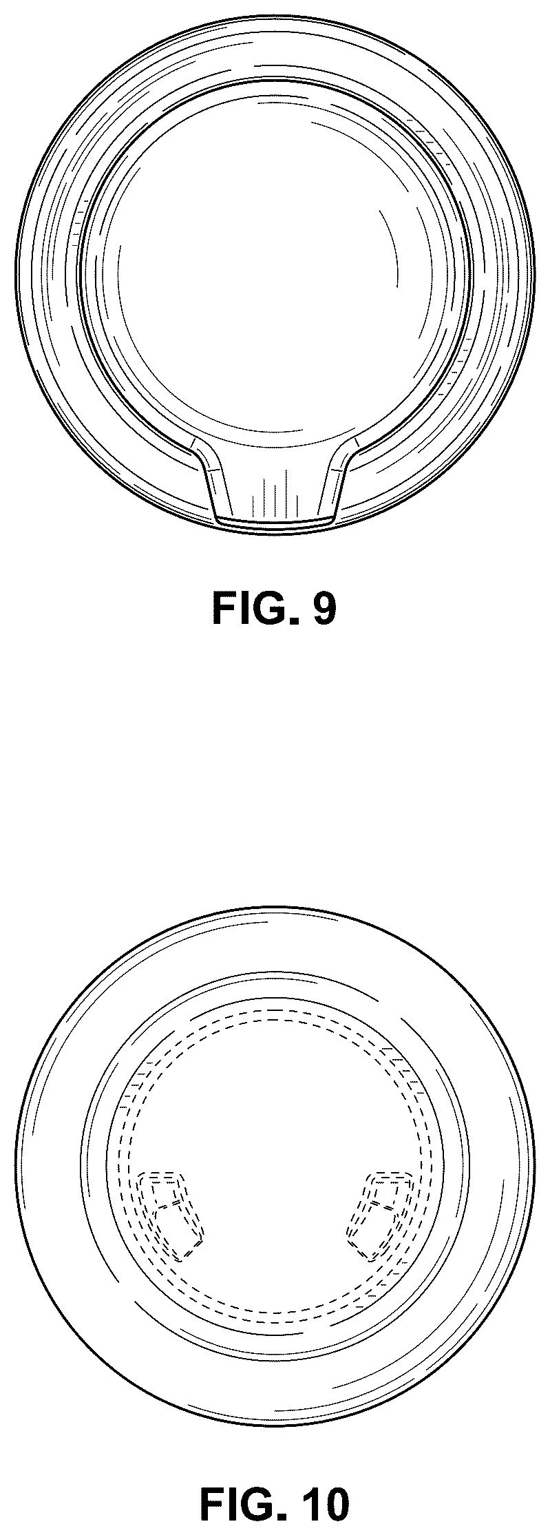 Patent USD1043359 Figure 9 – Bottle and pump head assembly