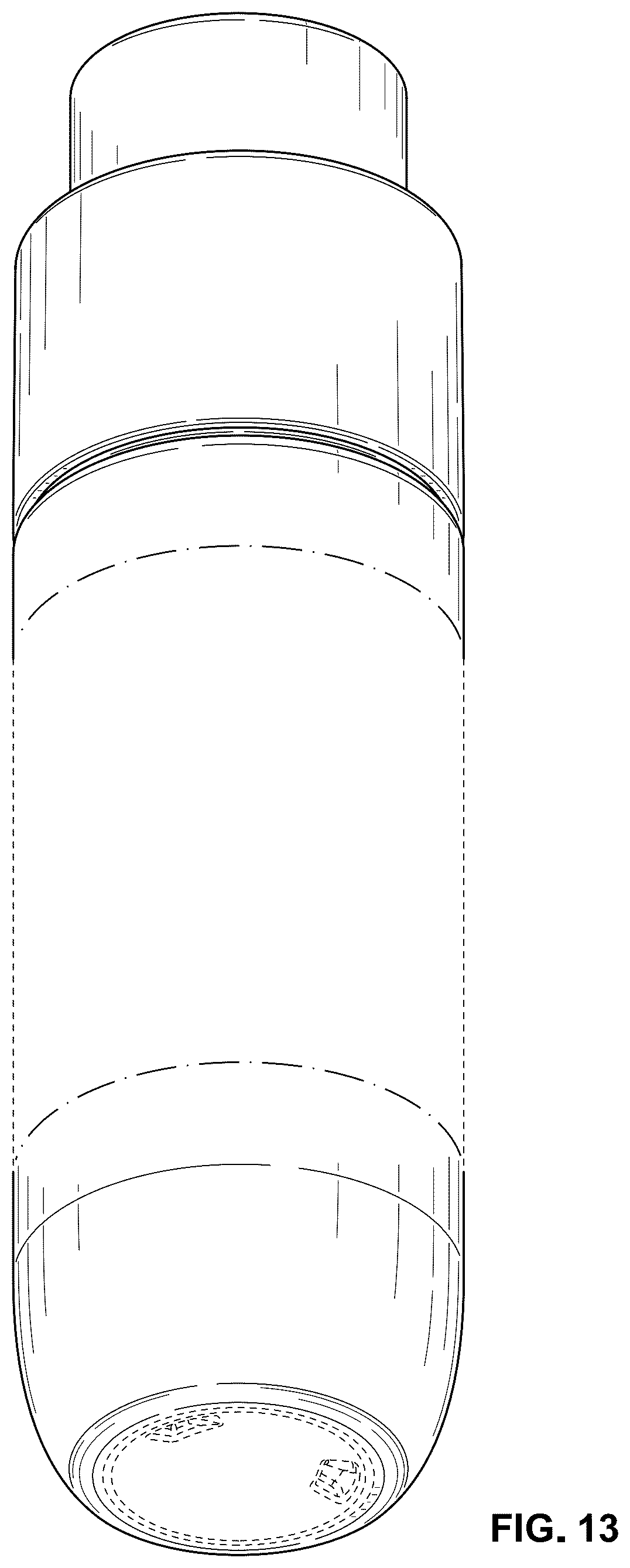 Patent USD1043359 Figure 12 – Bottle and pump head assembly