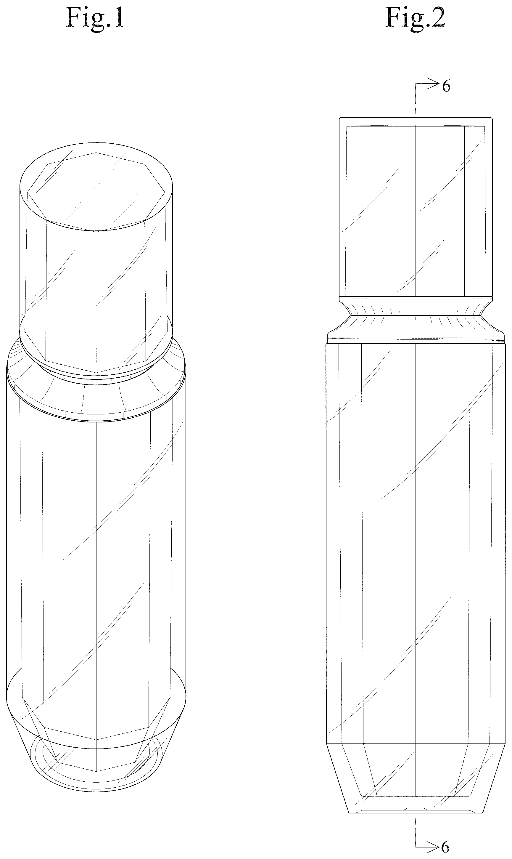 Patent USD1043360 Figure 1 – Bottle for cosmetics