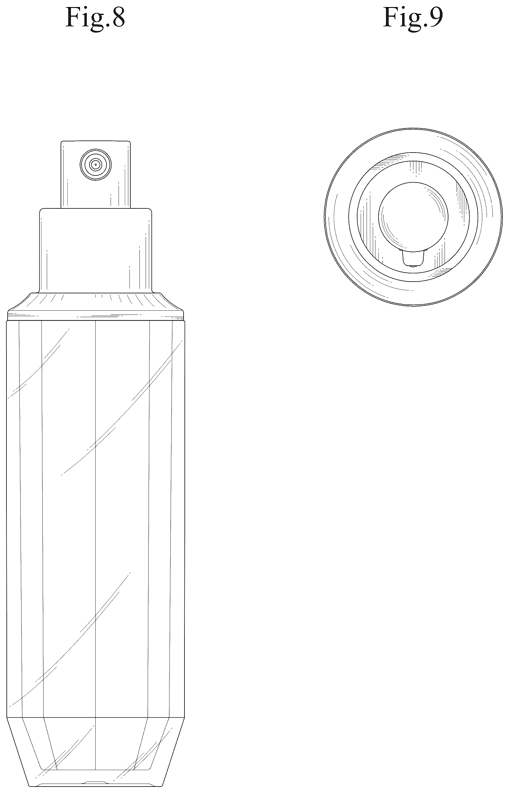 Patent USD1043360 Figure 4 – Bottle for cosmetics