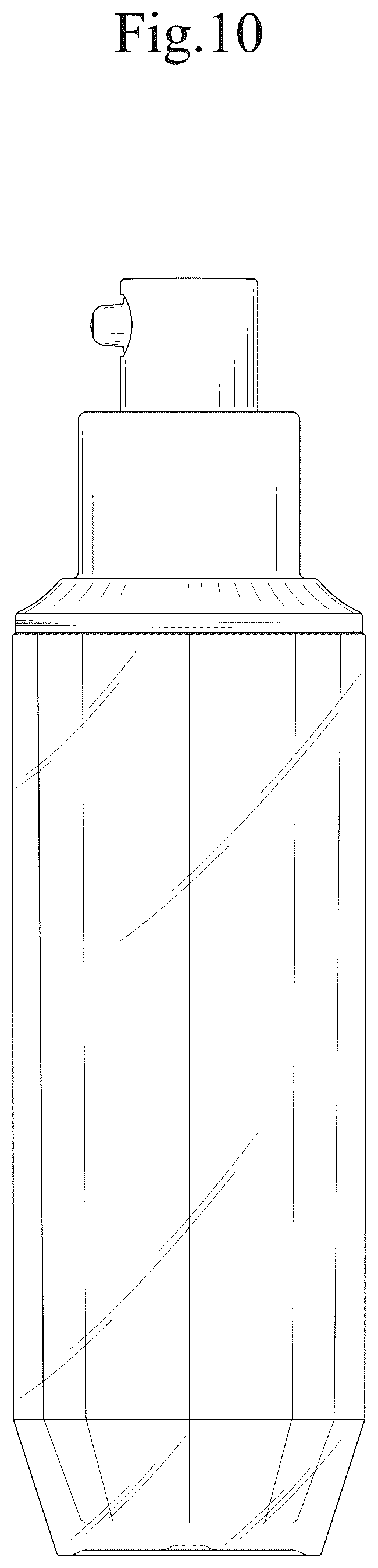 Patent USD1043360 Figure 5 – Bottle for cosmetics