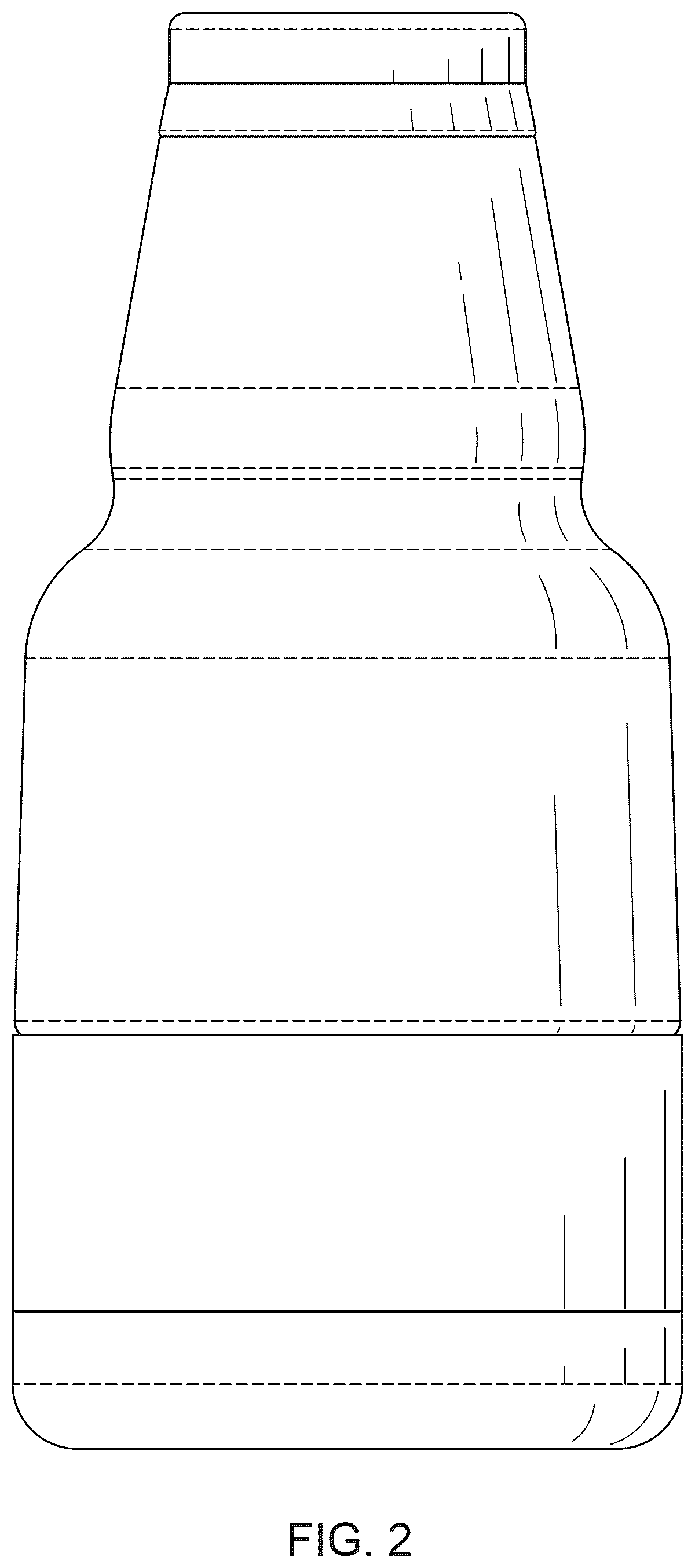 Patent USD1043368 Figure 2 – Beverage container with removable bottle opener