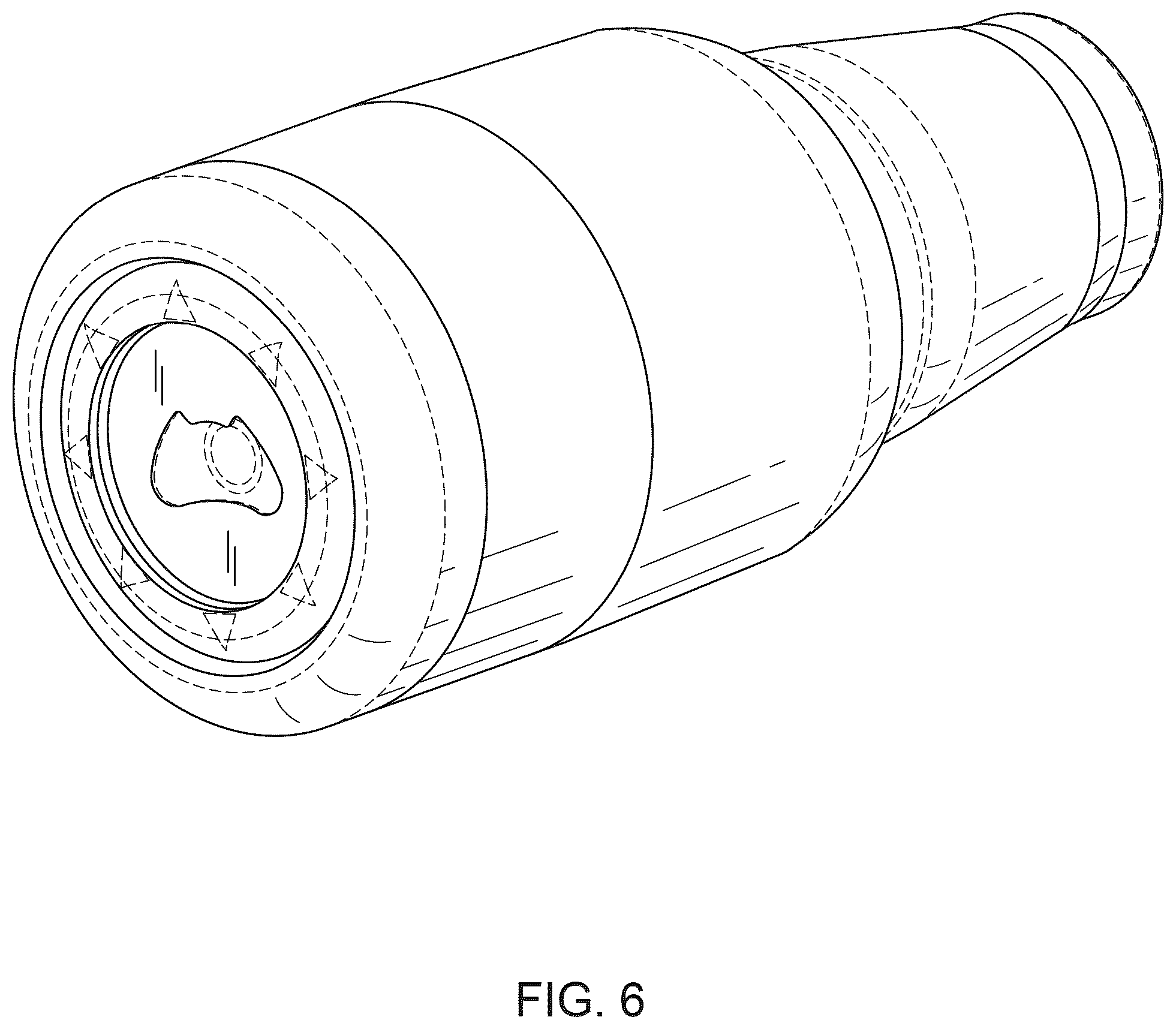 Patent USD1043368 Figure 6 – Beverage container with removable bottle opener