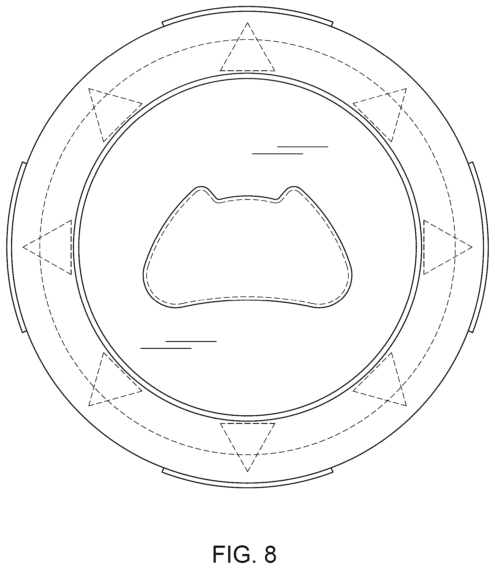 Patent USD1043368 Figure 8 – Beverage container with removable bottle opener