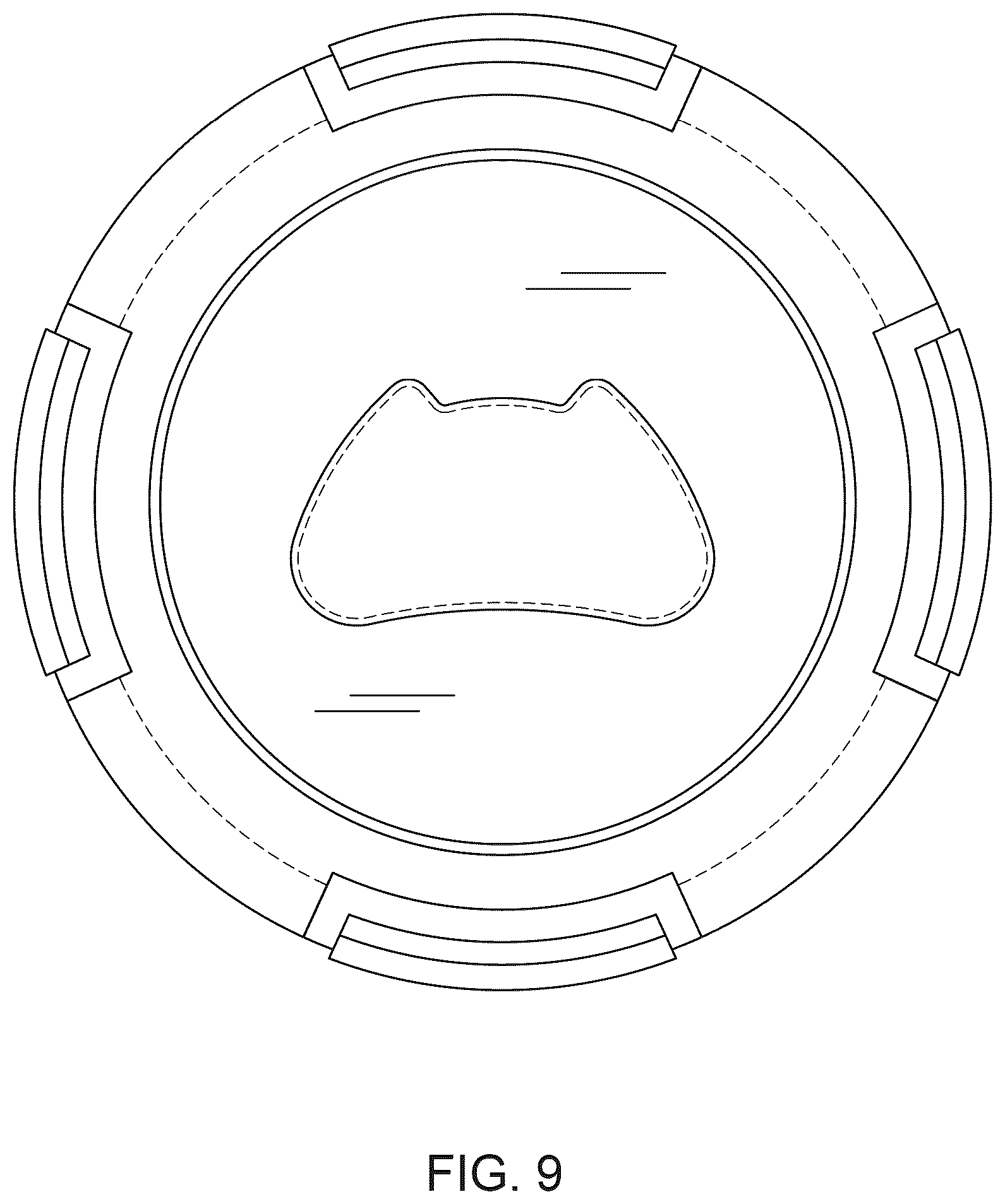 Patent USD1043368 Figure 9 – Beverage container with removable bottle opener