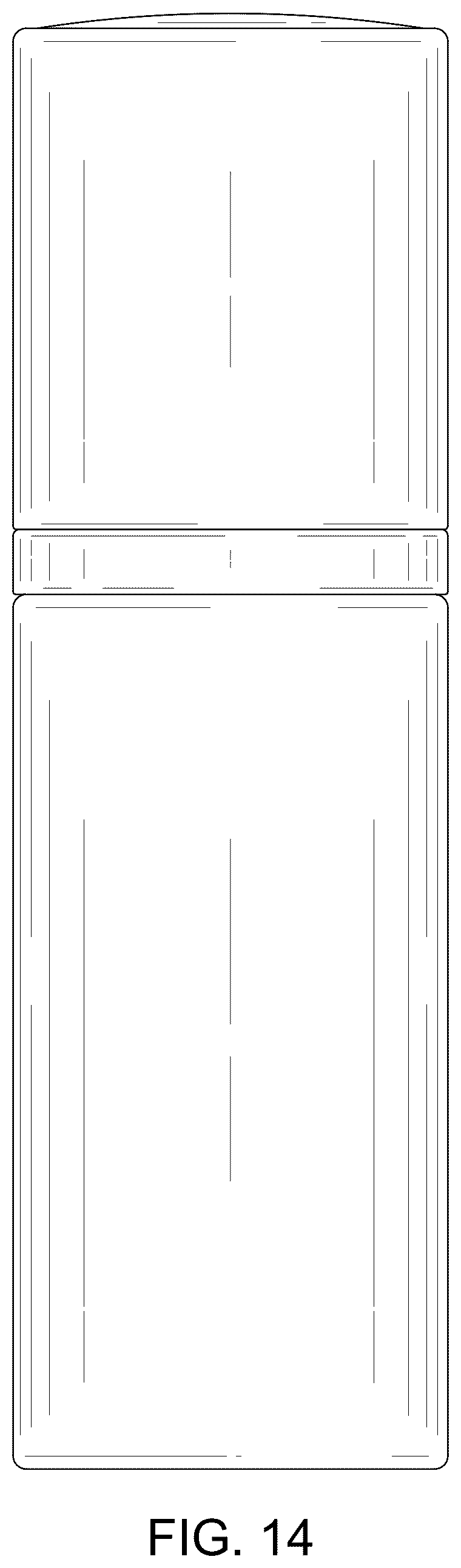 Patent USD1043369 Figure 13 – Cosmetic bottle with attached applicator