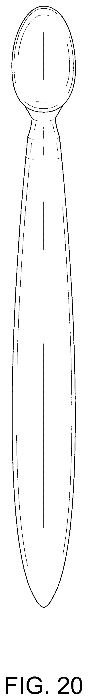 Patent USD1043369 Figure 18 – Cosmetic bottle with attached applicator