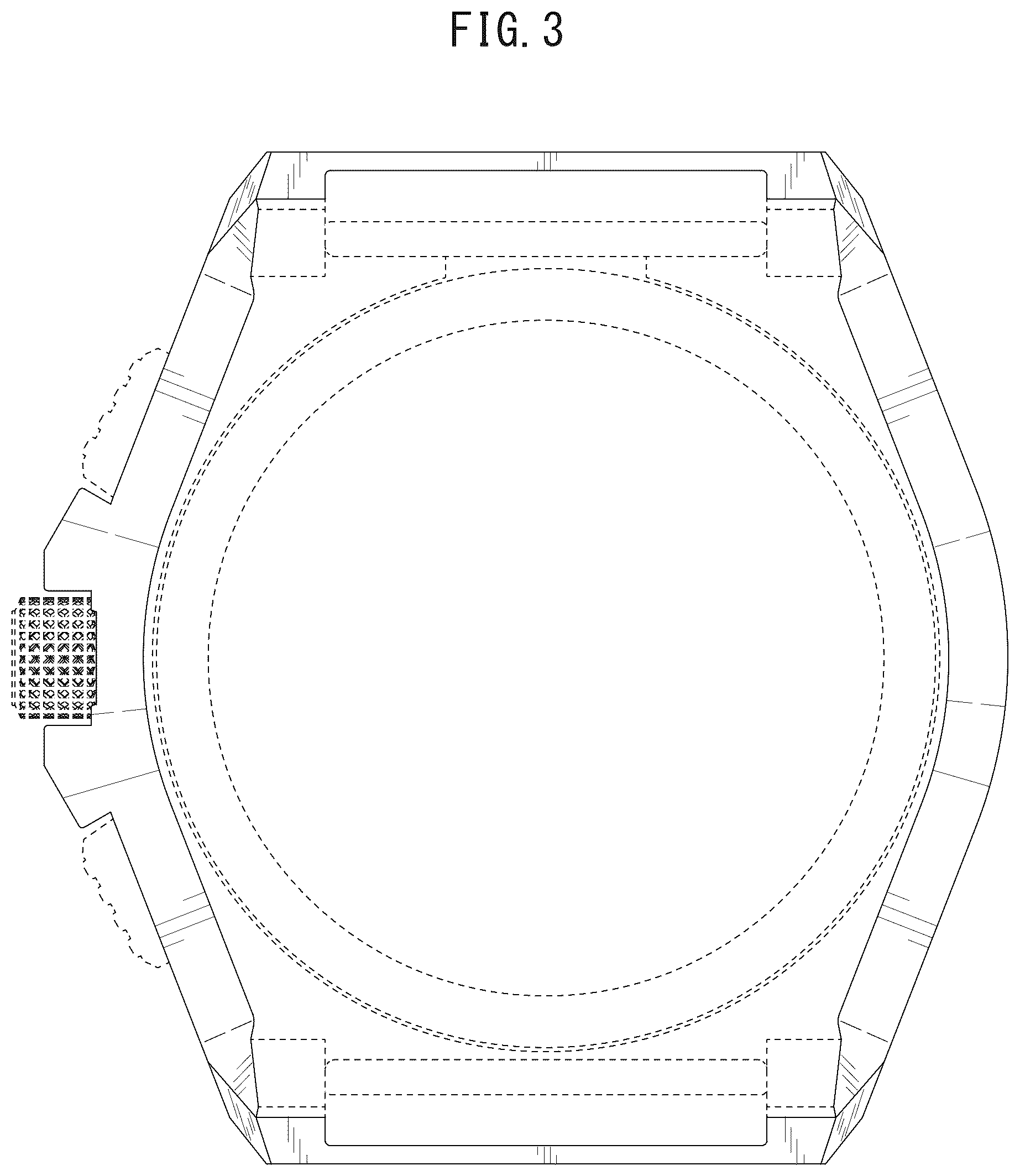 Patent USD1043371 Figure 3 – Watchcase