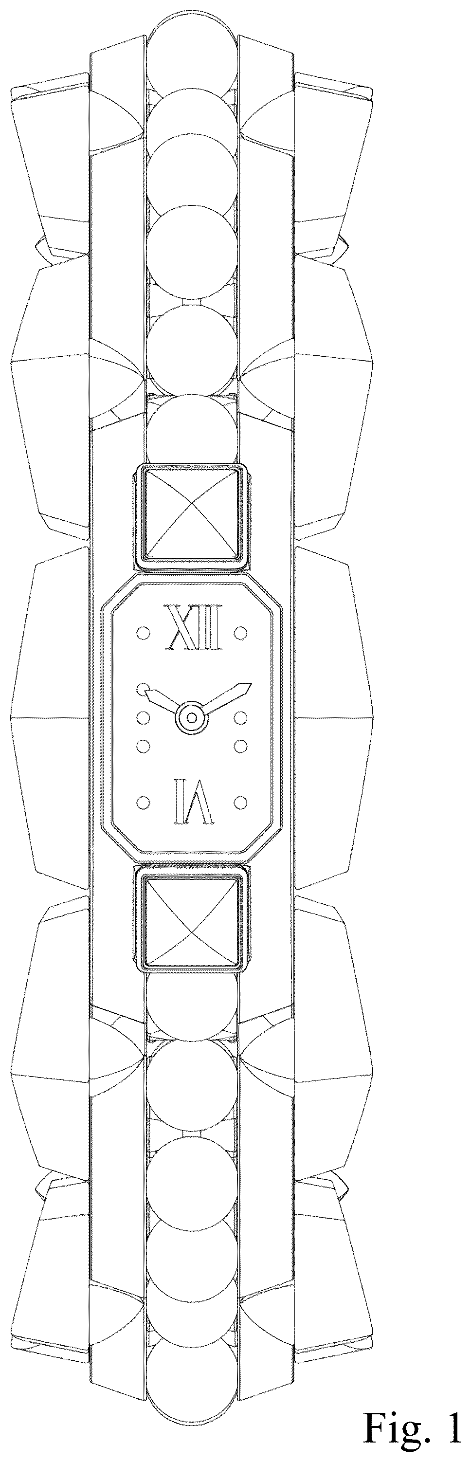 Patent USD1043374 Figure 1 – Wristwatch