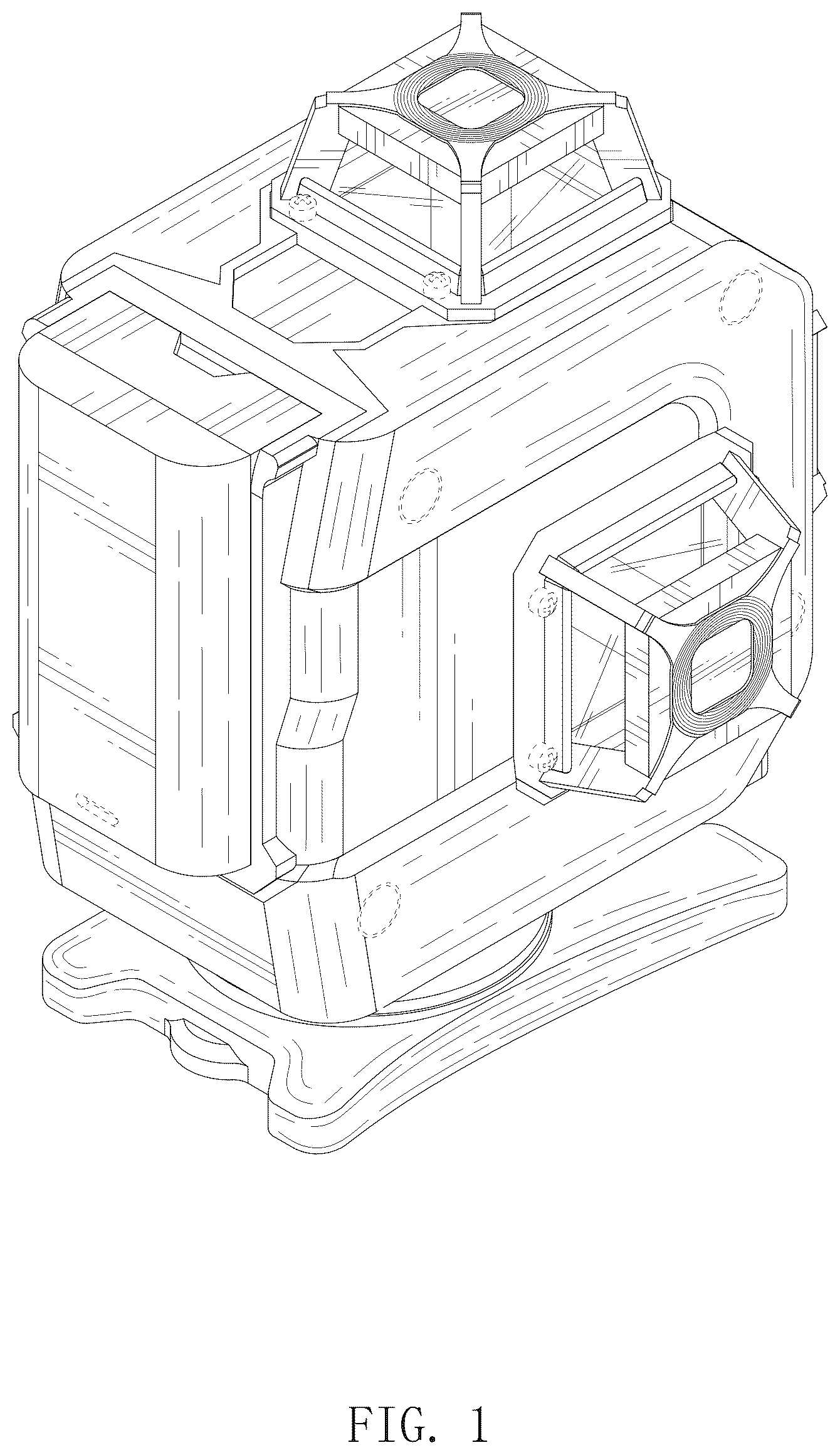 Patent USD1043378 Figure 1 – Laser level
