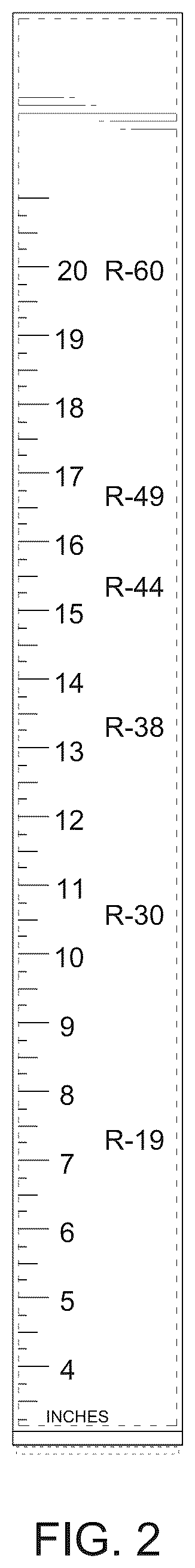 Patent USD1043381 Figure 2 – Ruler