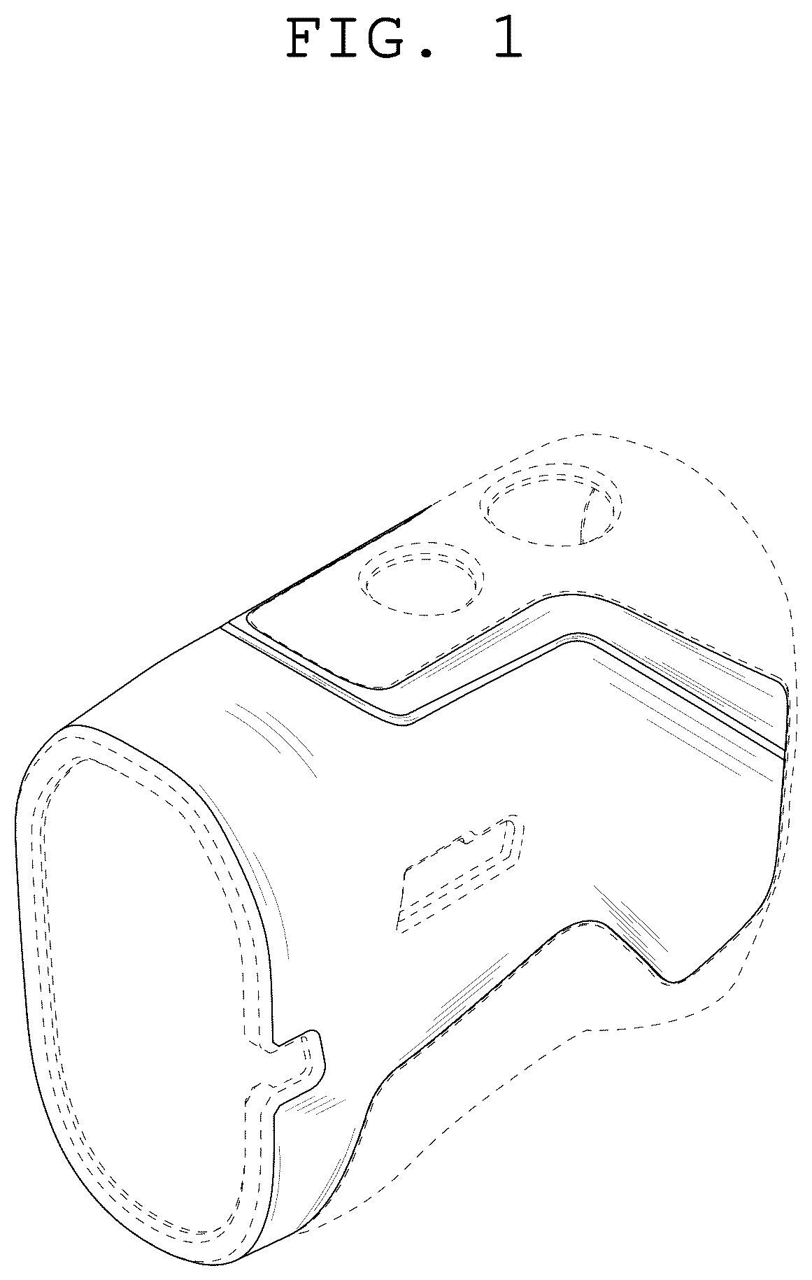 Patent USD1043384 Figure 1 – Case for electronic device