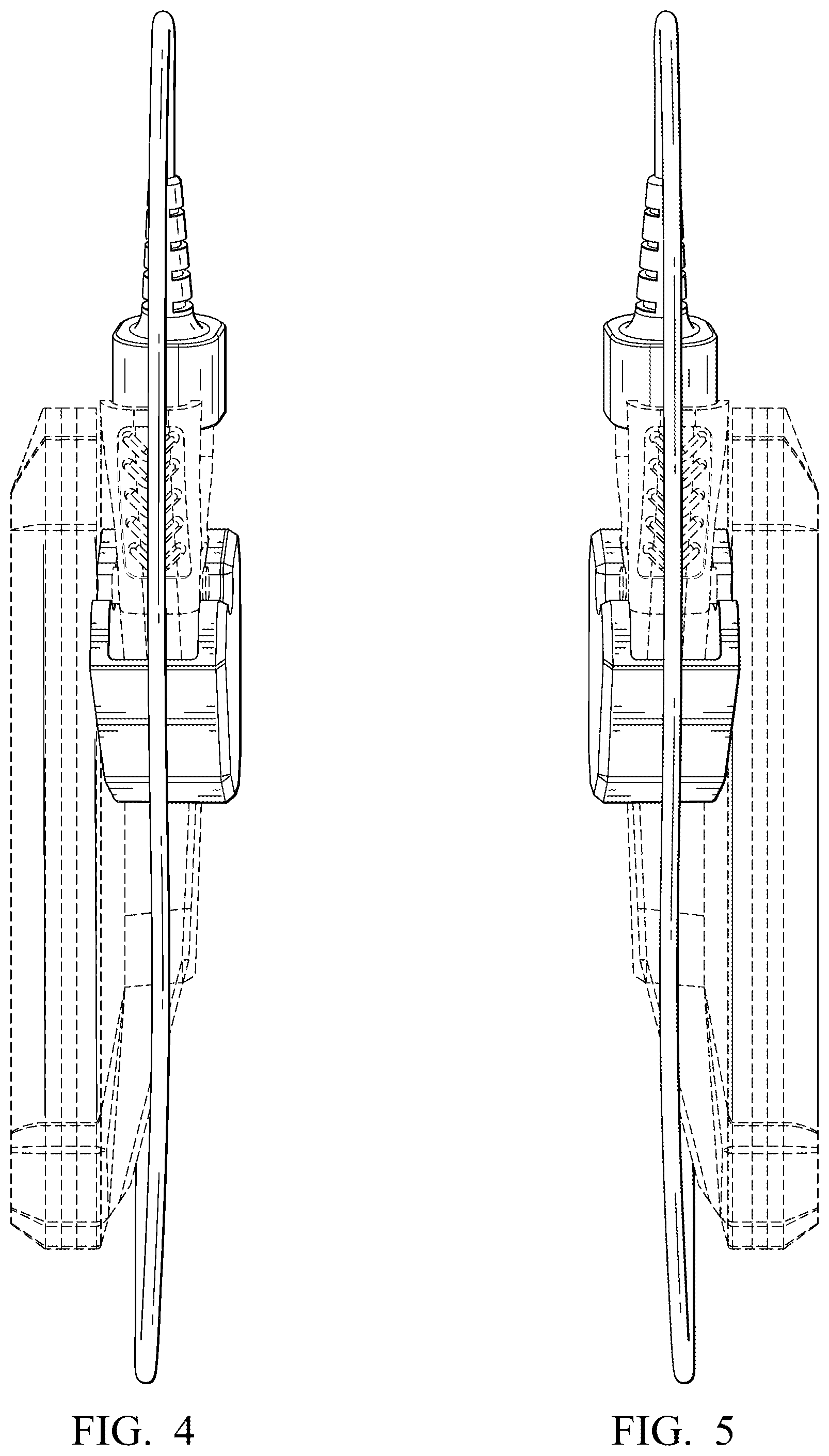 Patent USD1043385 Figure 4 – Battery tester housing