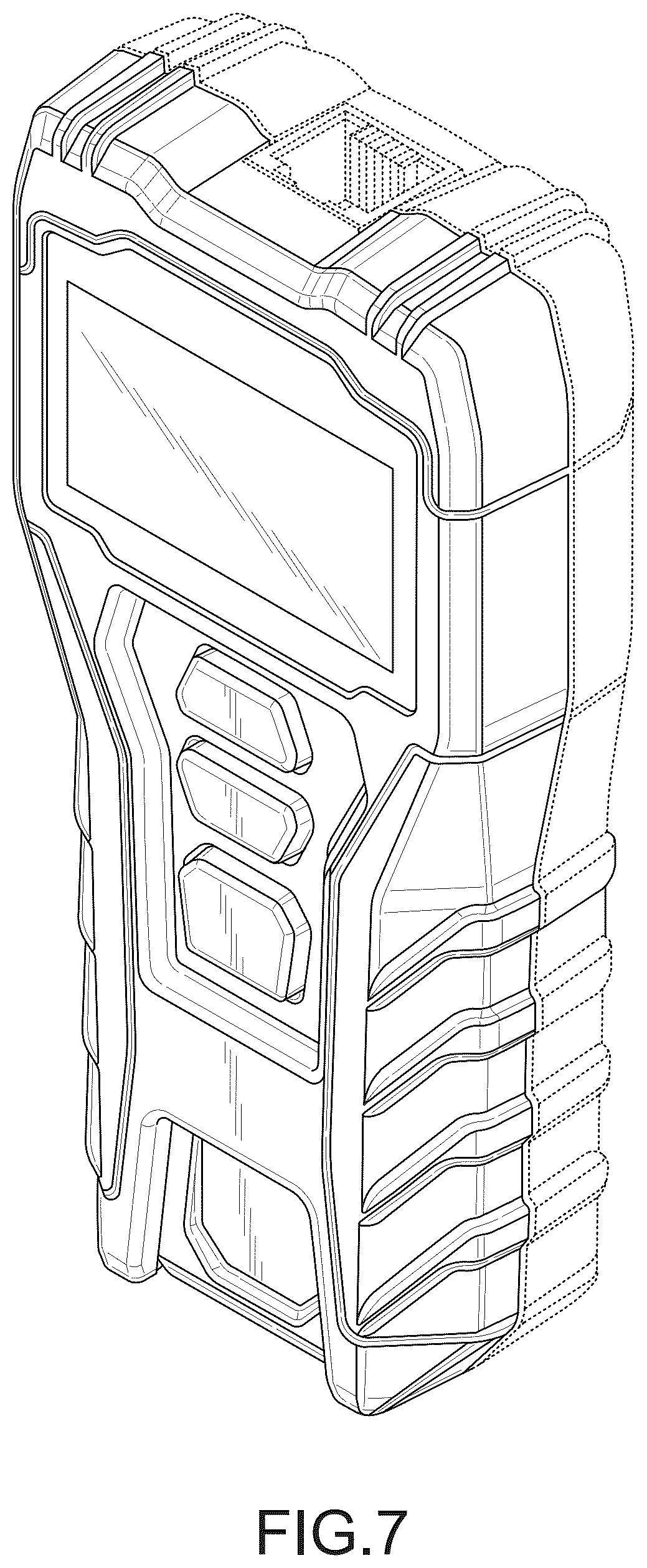 Patent USD1043386 Figure 4 – Cable tester