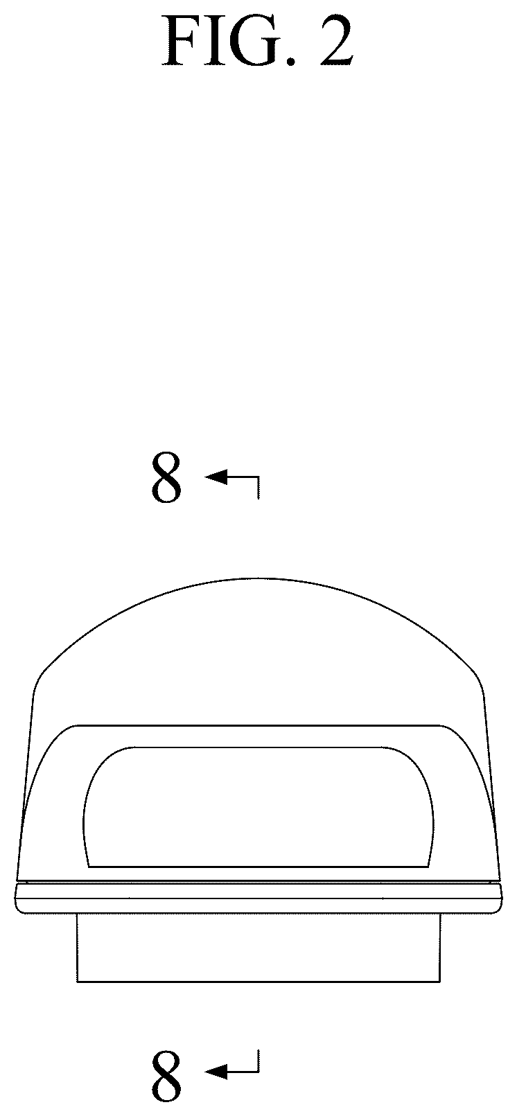 Patent USD1043388 Figure 2 – Vibration sensor case