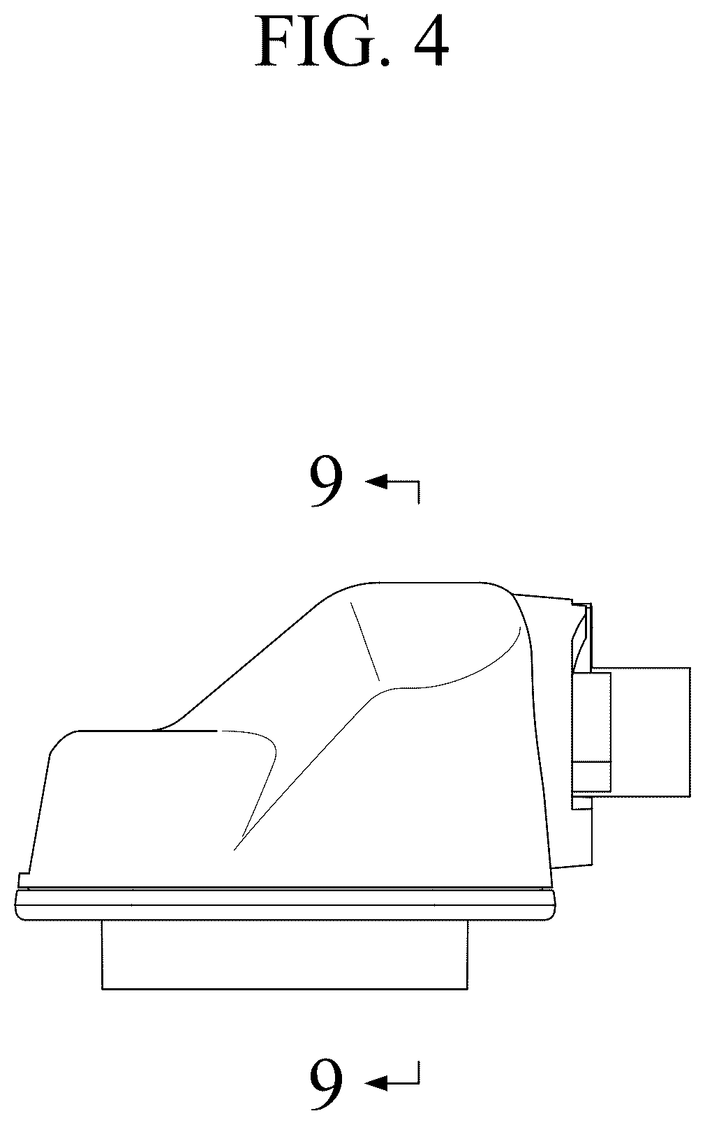 Patent USD1043388 Figure 4 – Vibration sensor case