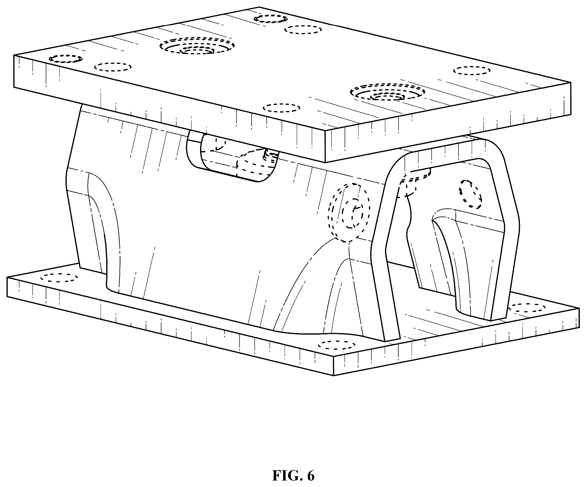 Patent USD1043390 Figure 6 – Weighing device