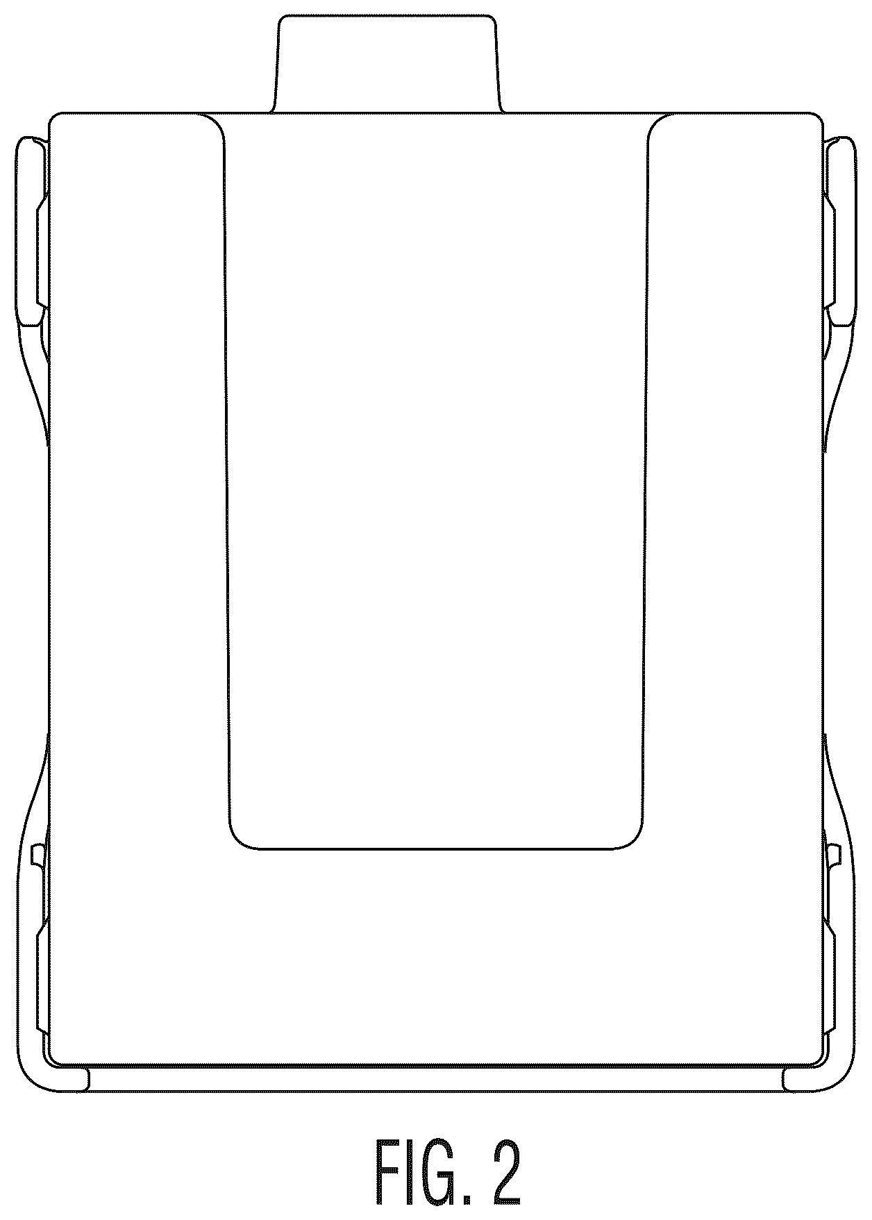 Patent USD1043393 Figure 2 – Measurement device holder