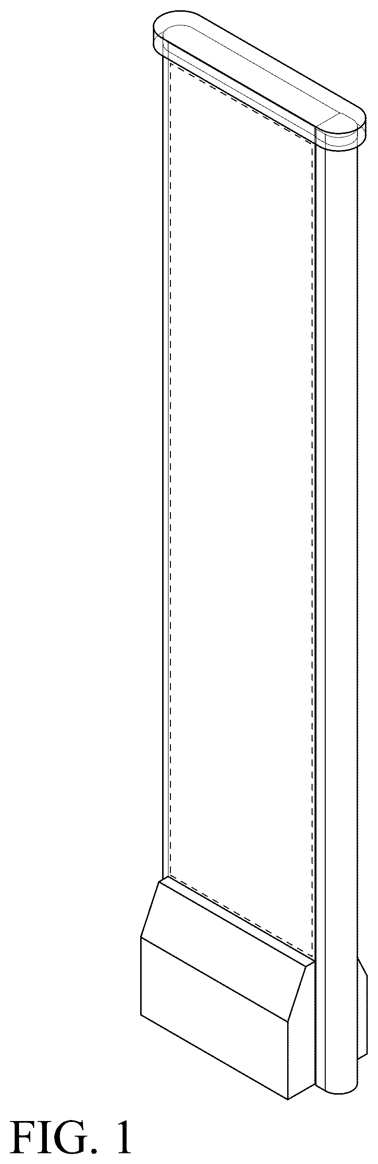 Patent USD1043394 — Electronic article surveillance pedestal — Figure 1