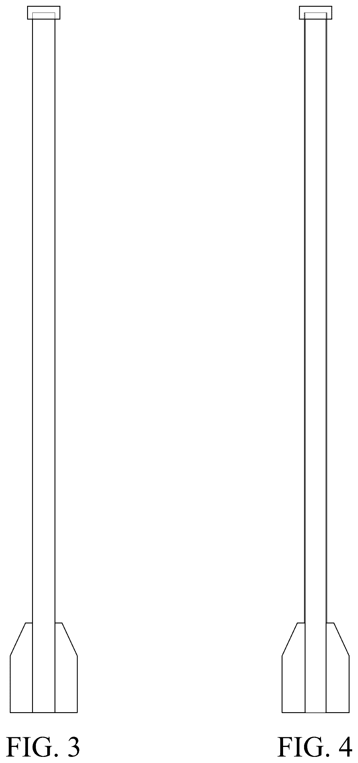 Patent USD1043394 Figure 3 – Electronic article surveillance pedestal