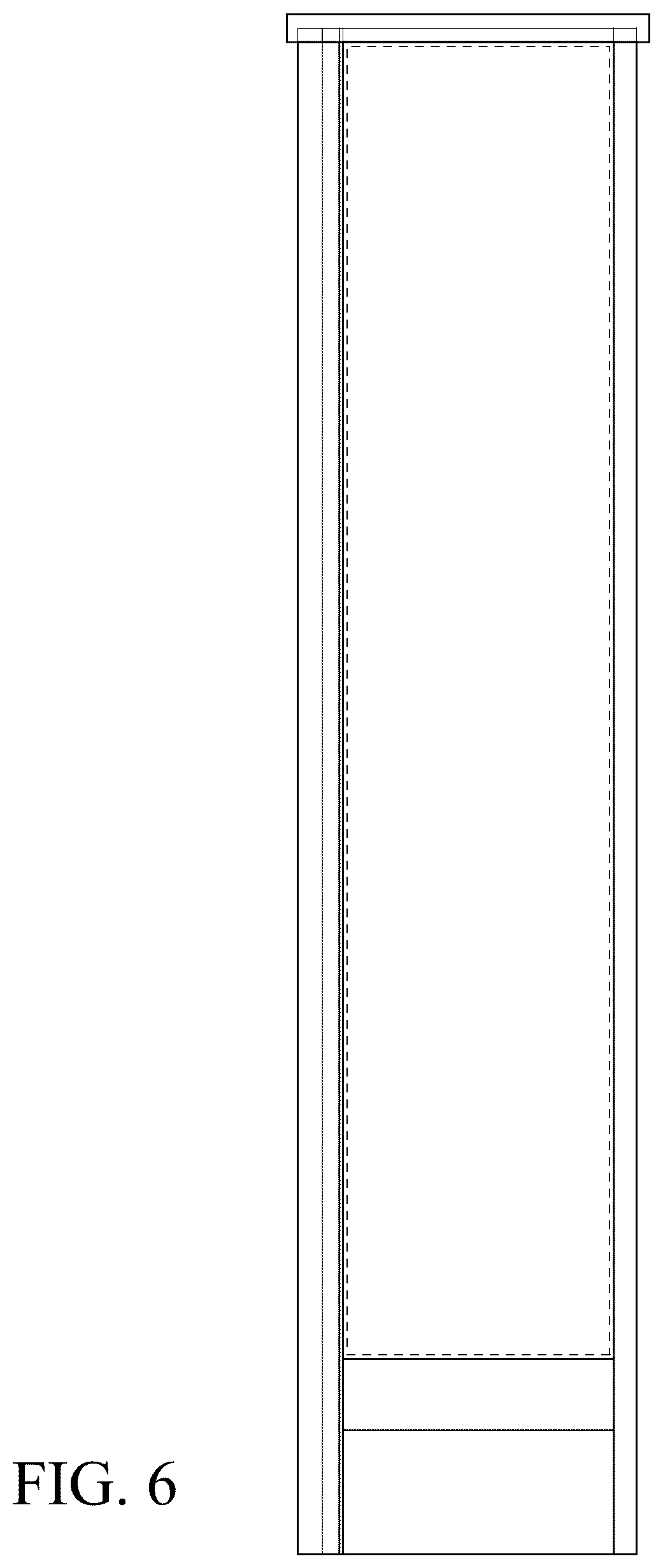 Patent USD1043394 Figure 5 – Electronic article surveillance pedestal