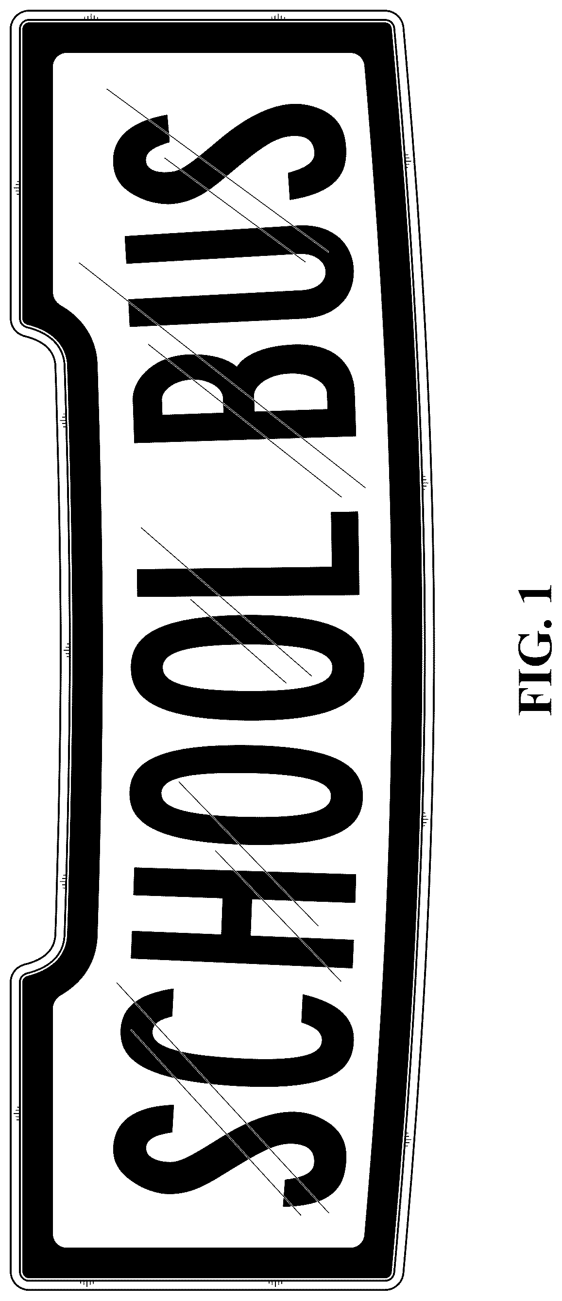 Patent USD1043395 Figure 1 – Led light panel