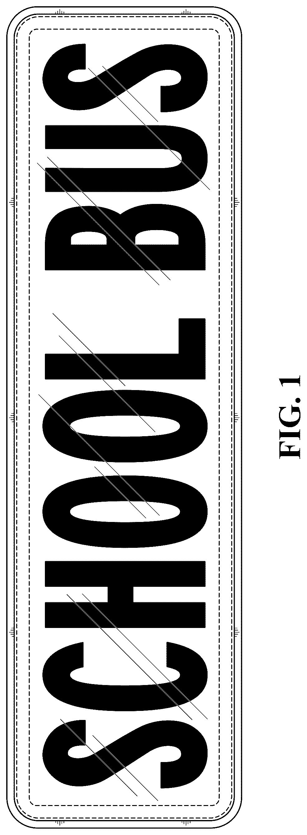 Patent USD1043400 Figure 1 – LED light panel