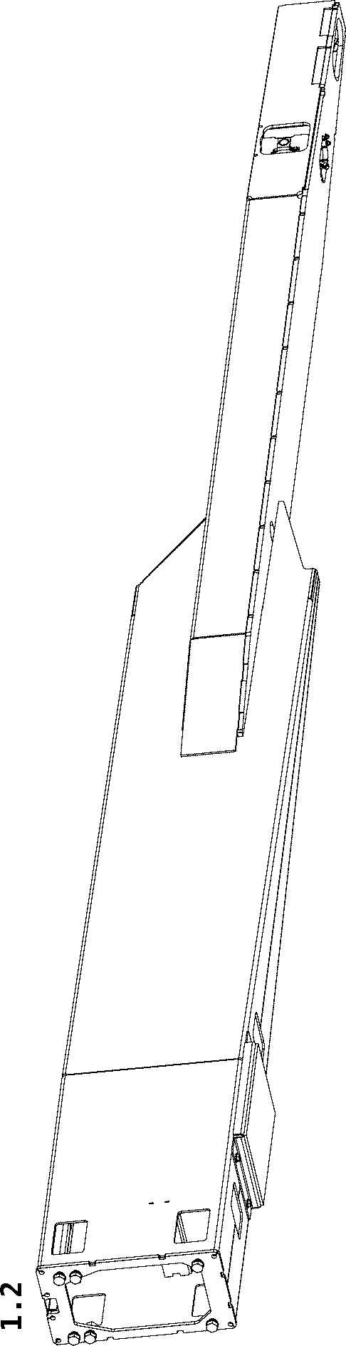 Patent USD1043401 Figure 2 – Crash barrier system for contraflow management