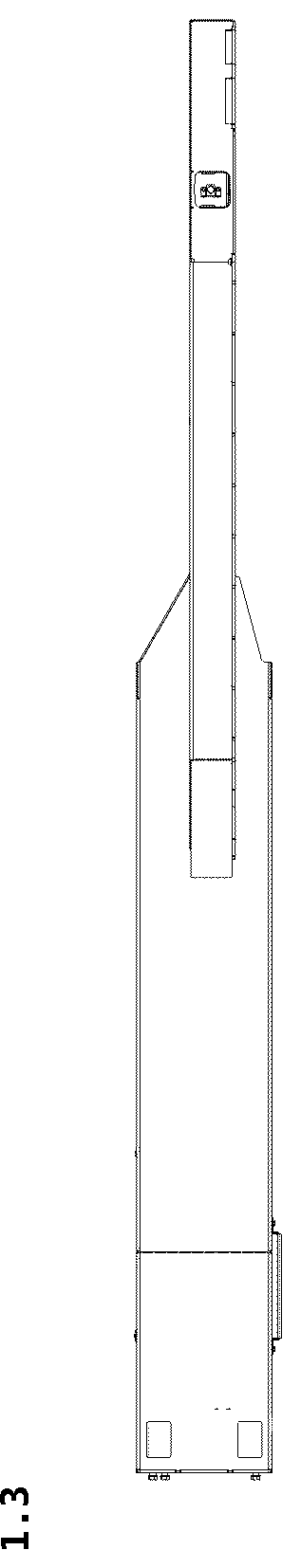 Patent USD1043401 Figure 3 – Crash barrier system for contraflow management