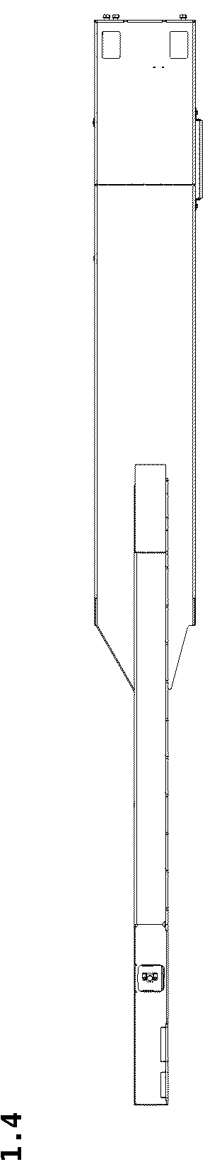 Patent USD1043401 Figure 4 – Crash barrier system for contraflow management