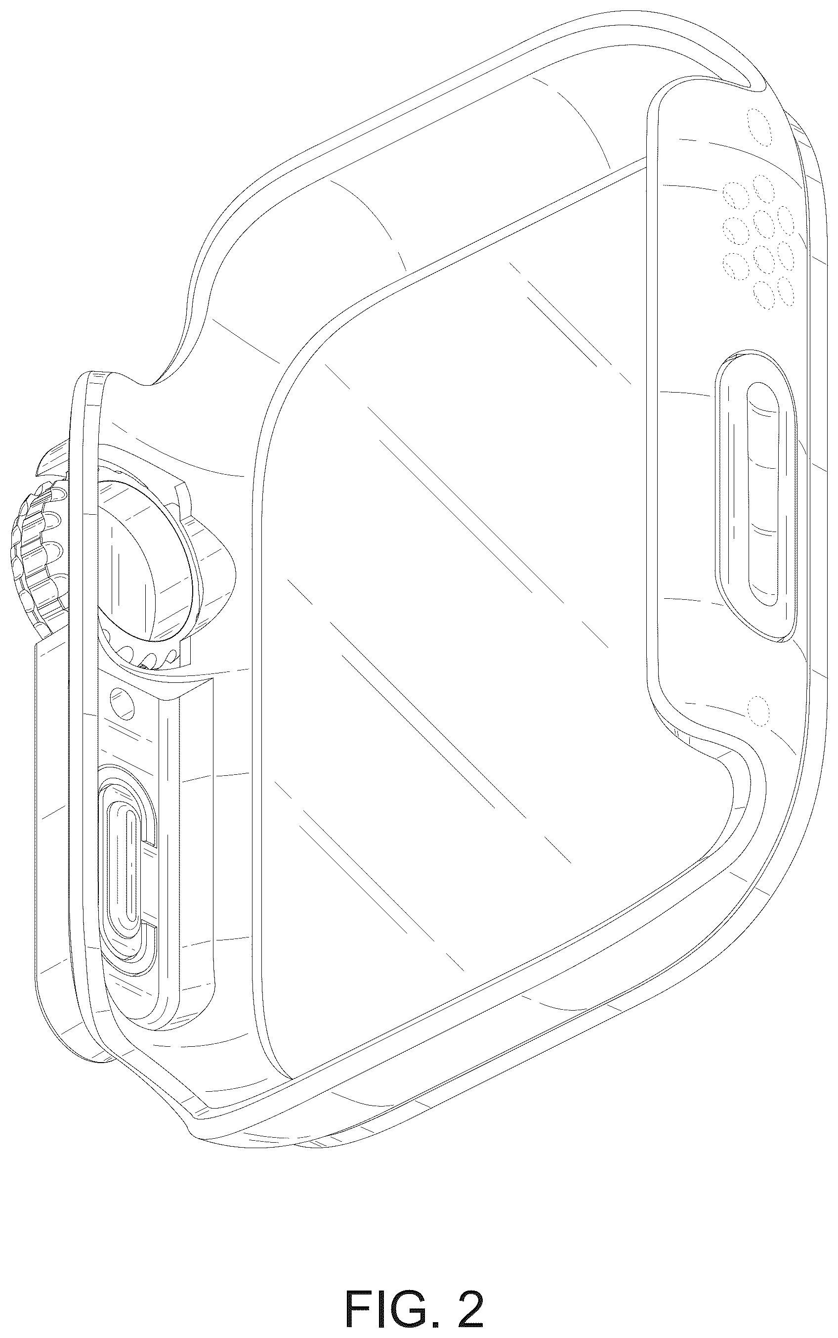 Patent USD1043406 Figure 2 – Protective case for a watch