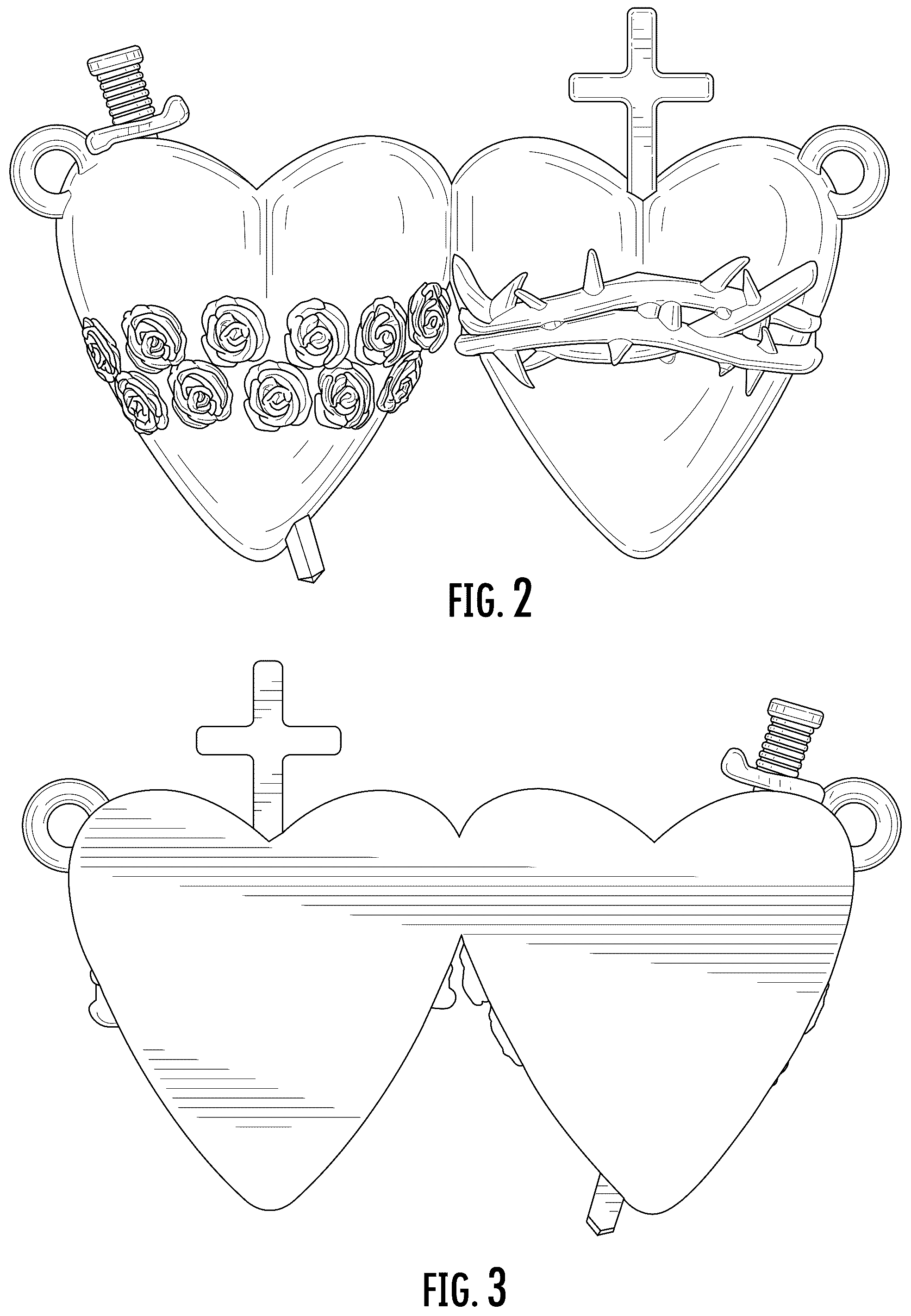Patent USD1043407 Figure 2 – Jewelry article