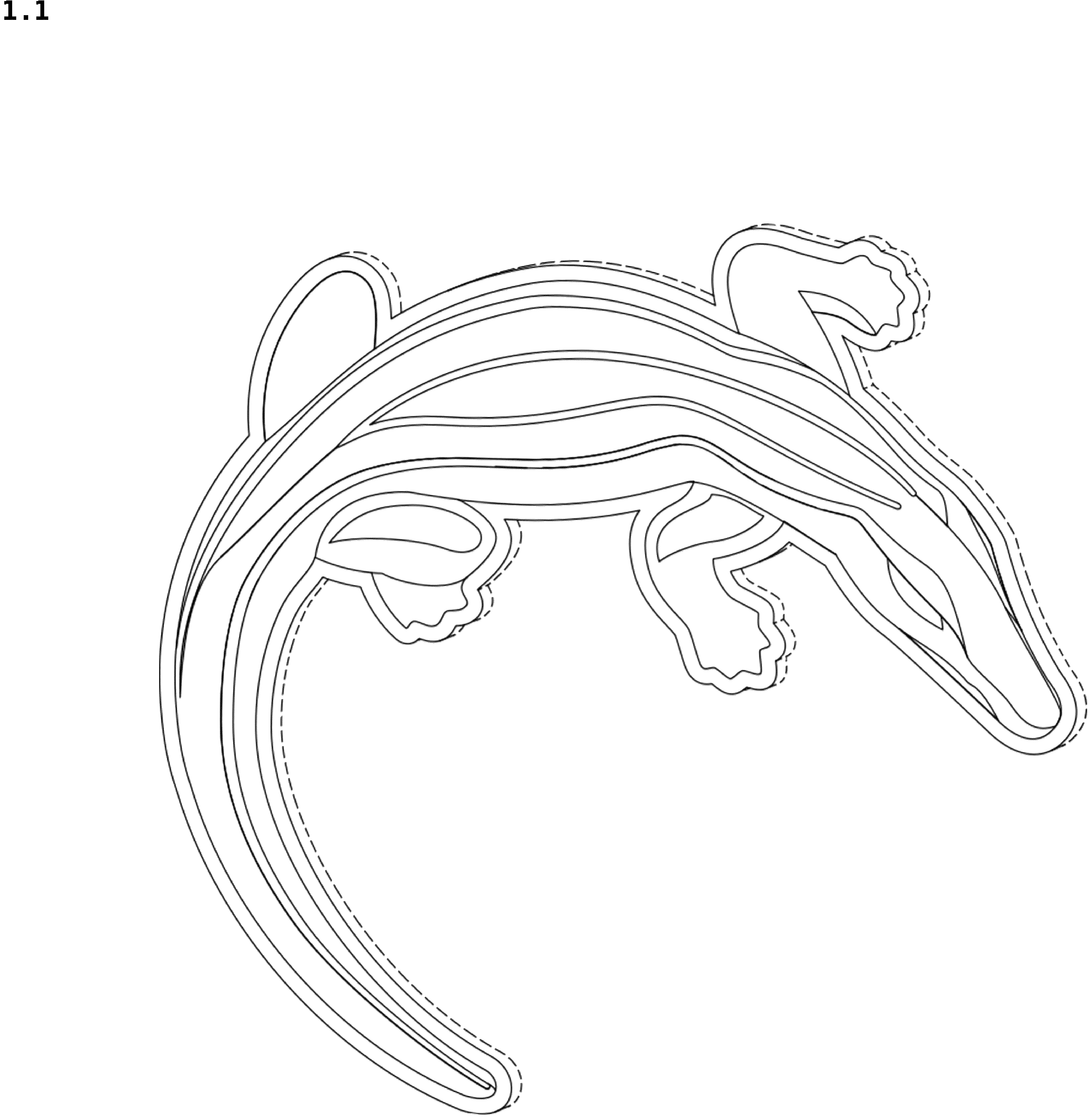 Patent USD1043410 Figure 1 – Article of adornment